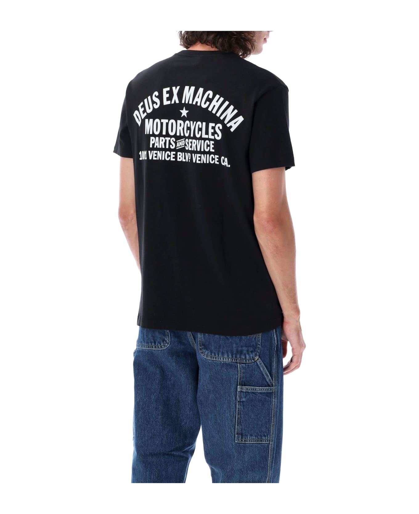 Deus Ex Machina Venice Address T-shirt - BLACK