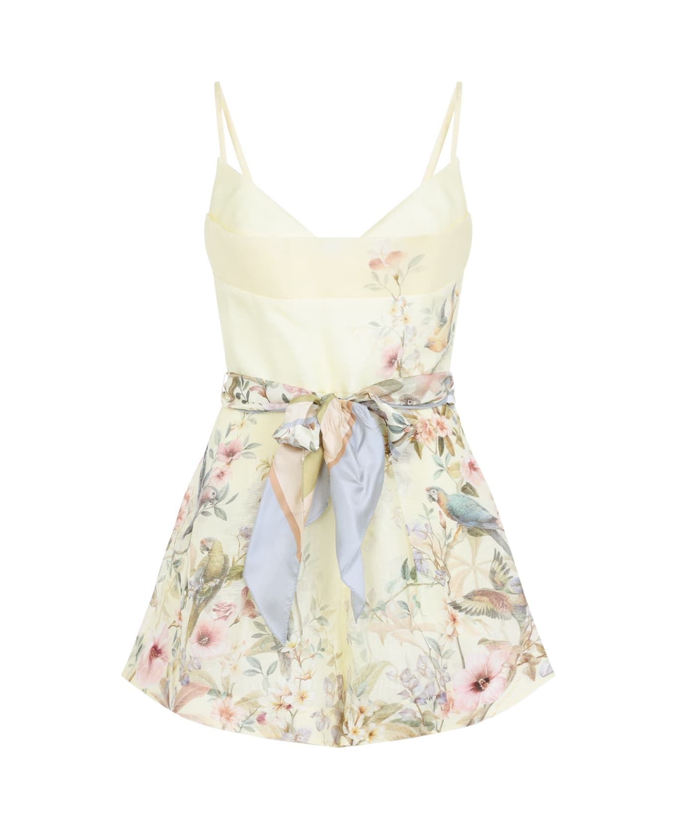 Zimmermann Rebellion Fitted Playsuit - Lemon Aviary