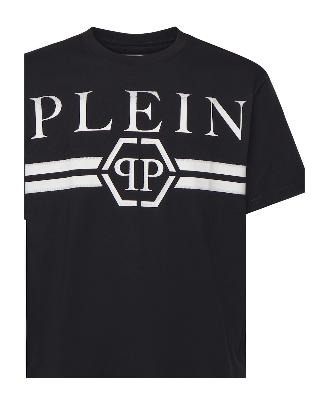 Philipp Plein T-shirt With Logo Print - Black