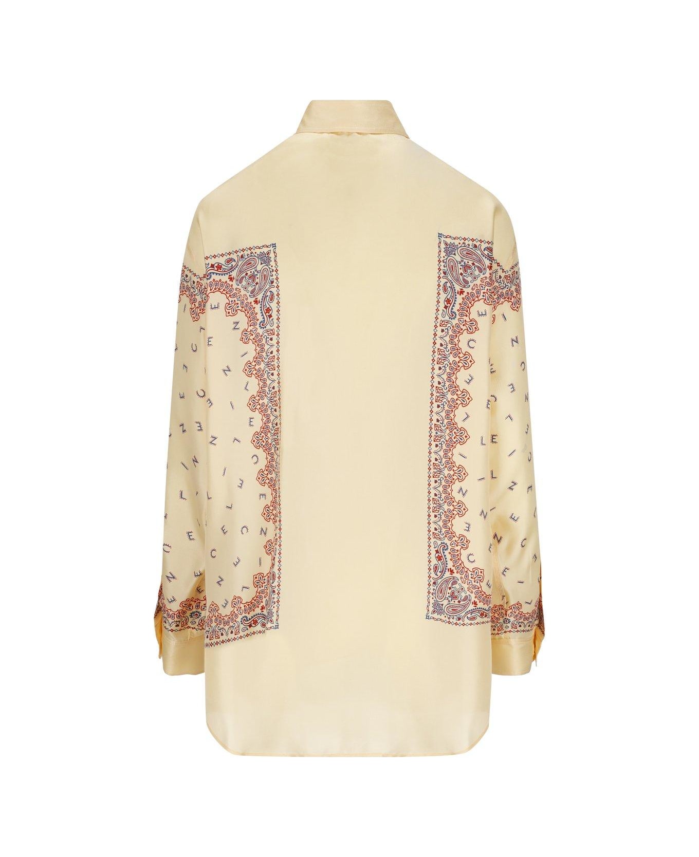 Celine Paisley Printed Buttoned Shirt