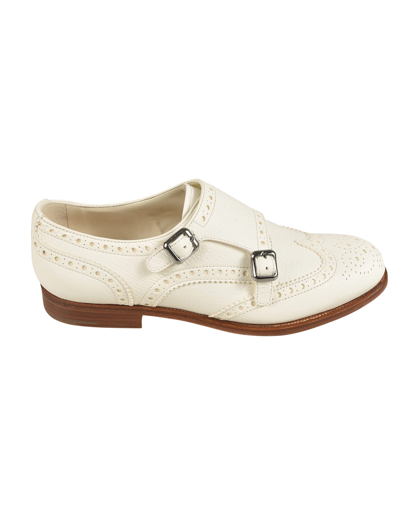 Church
s Buckle Wrap Derby Shoes - Ivory