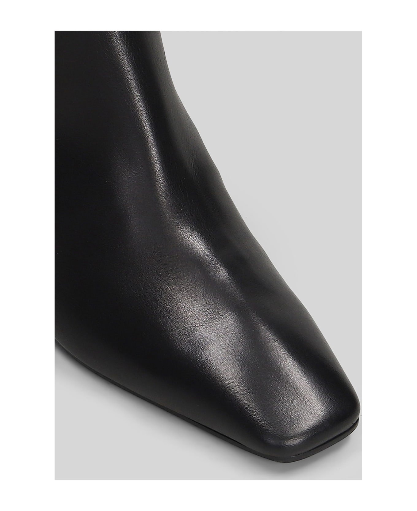 Fabio Rusconi High Heels Boots In Black Leather - black