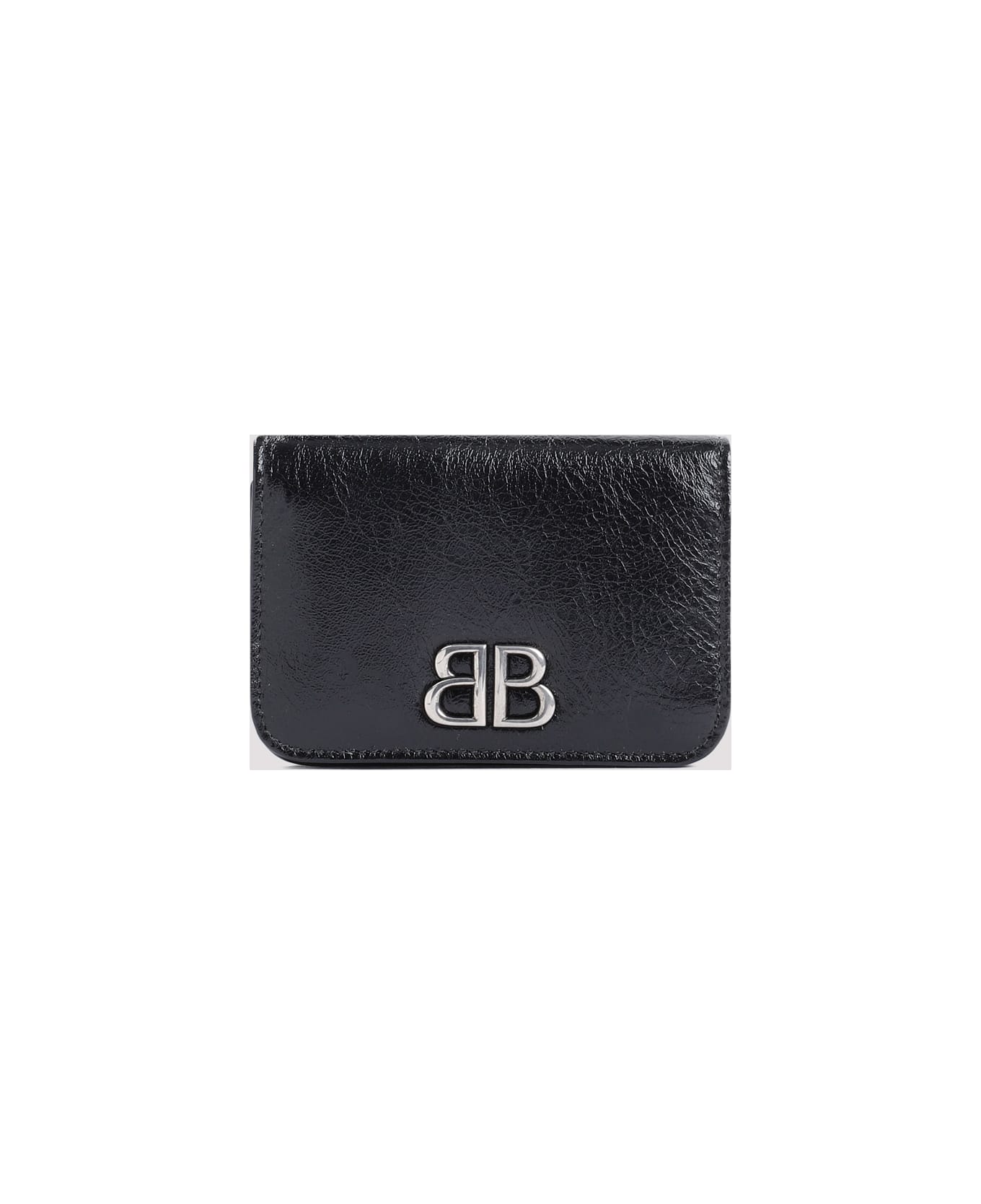 Balenciaga Monaco Fla Ca Hol Credit Card Case - Black