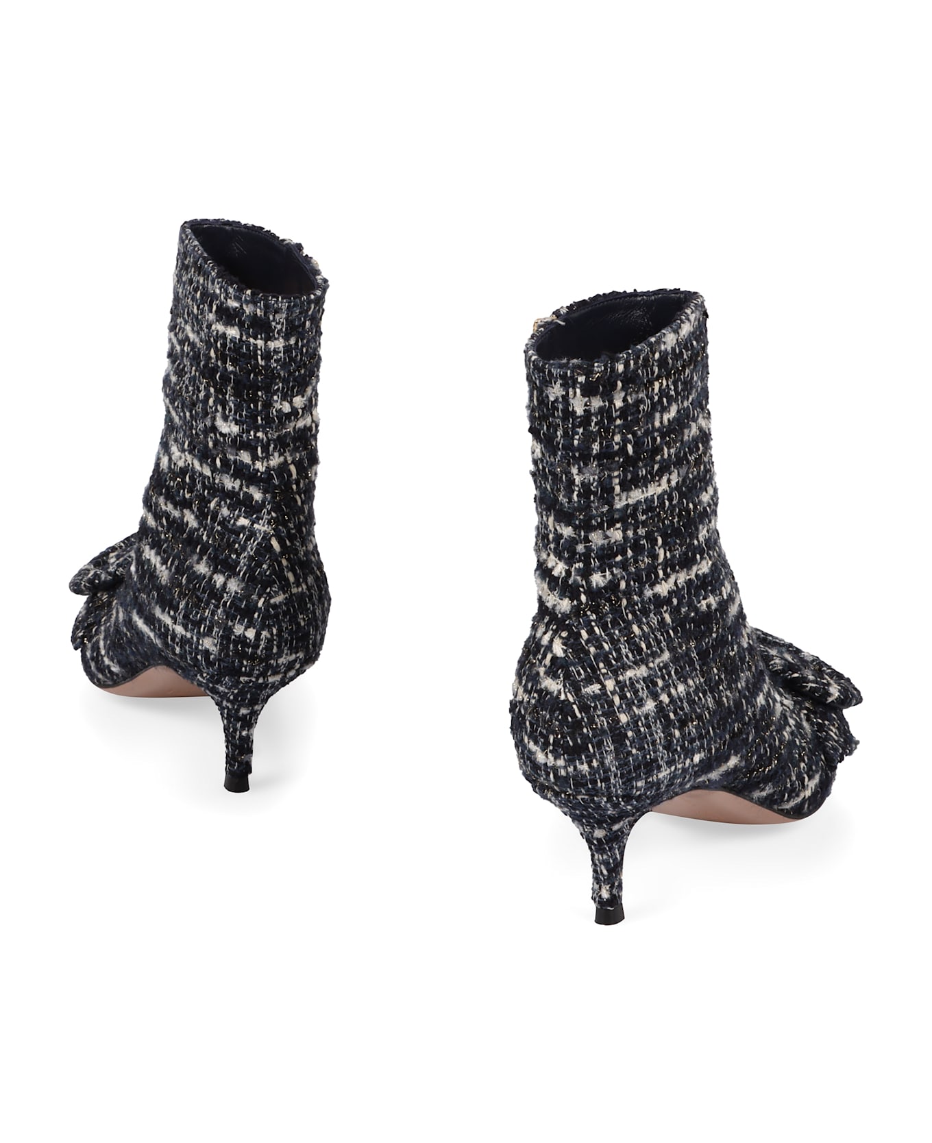 Gianvito Rossi Fabric Ankle Boots - black