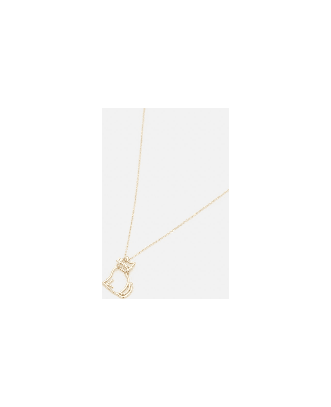 Aliita 'miau' Gold Pendant Necklace - Gold