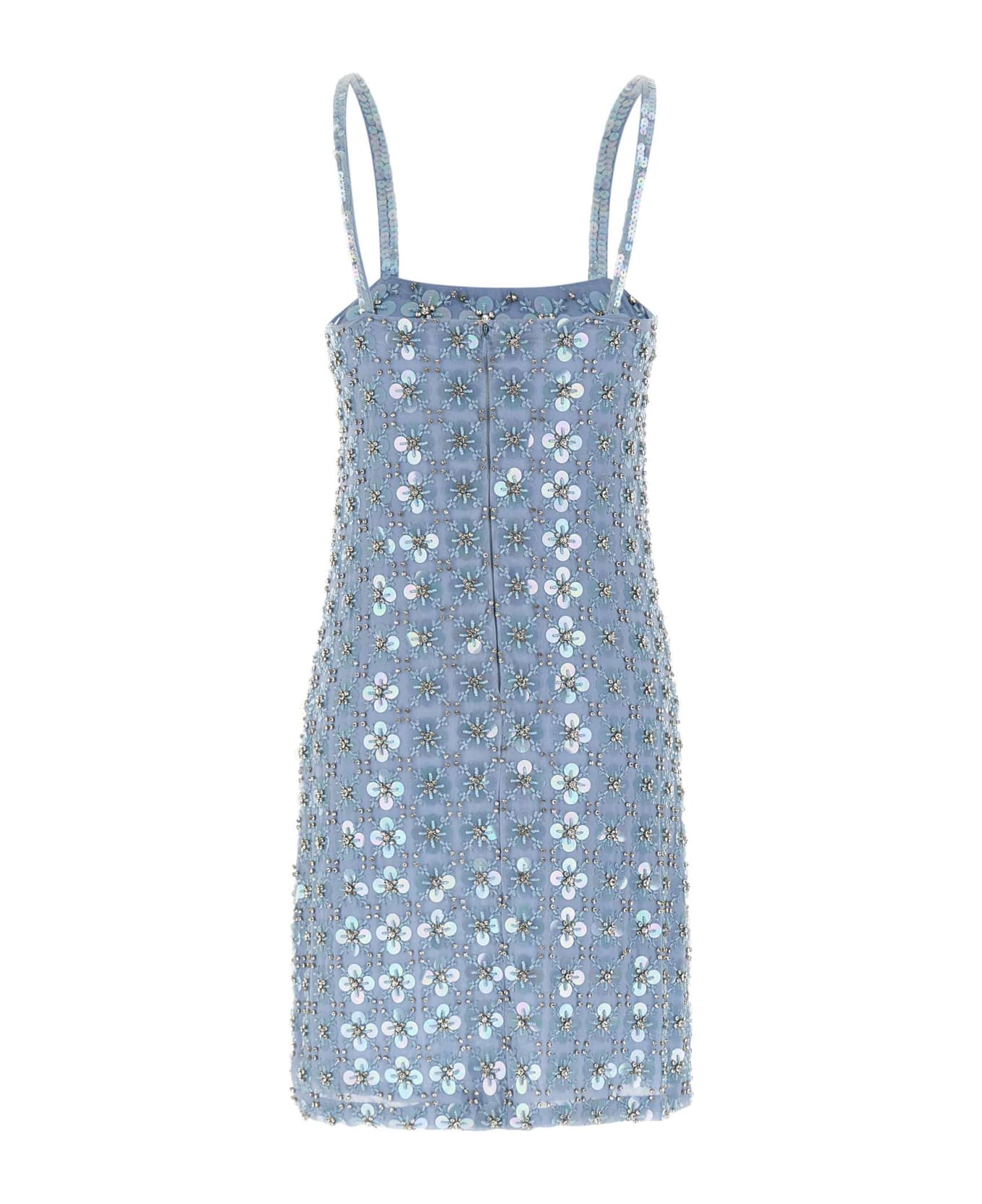 Parosh "ginny" Dress - LIGHT BLUE ワンピース＆ドレス