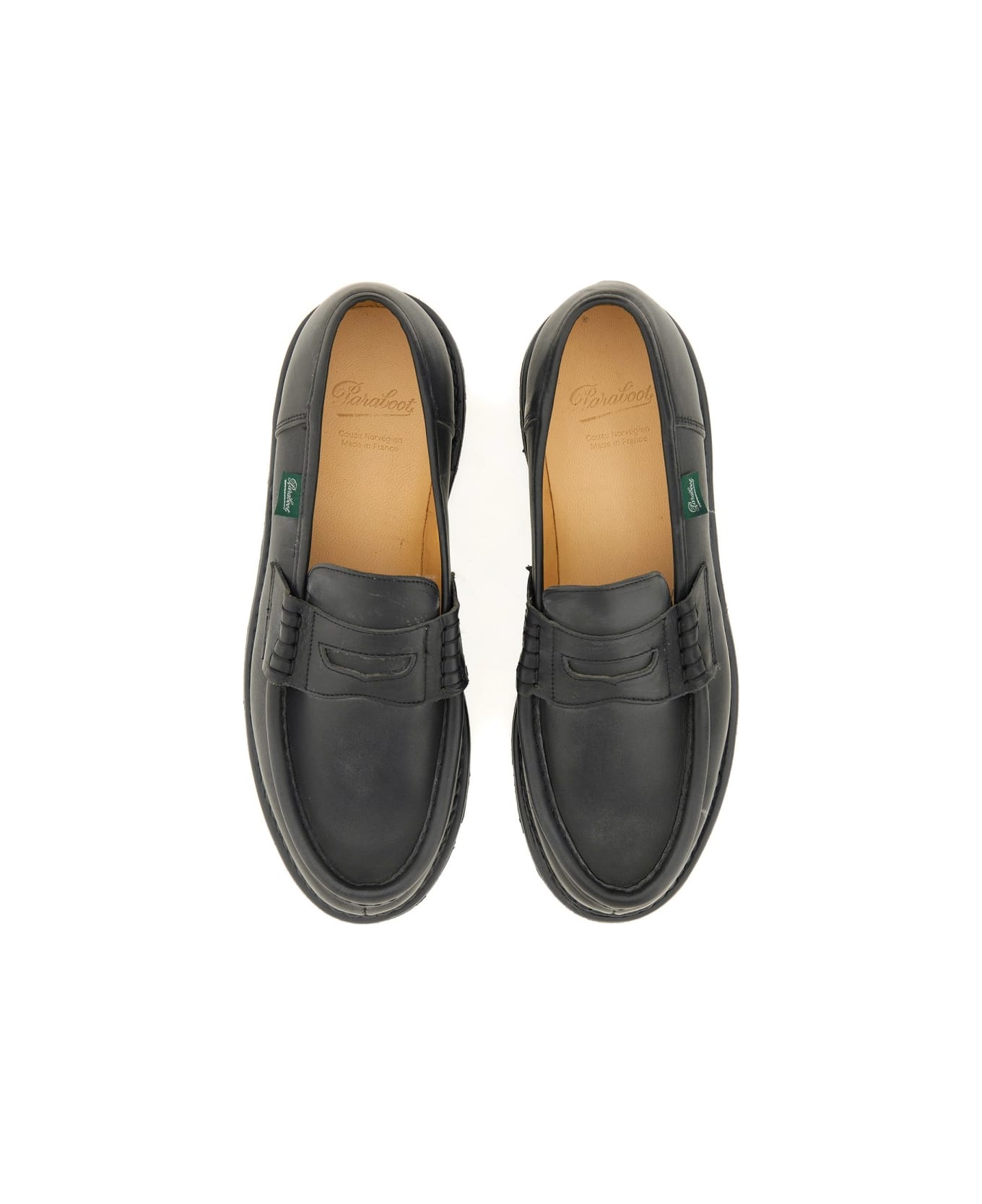 Paraboot Leather Loafer - BLACK