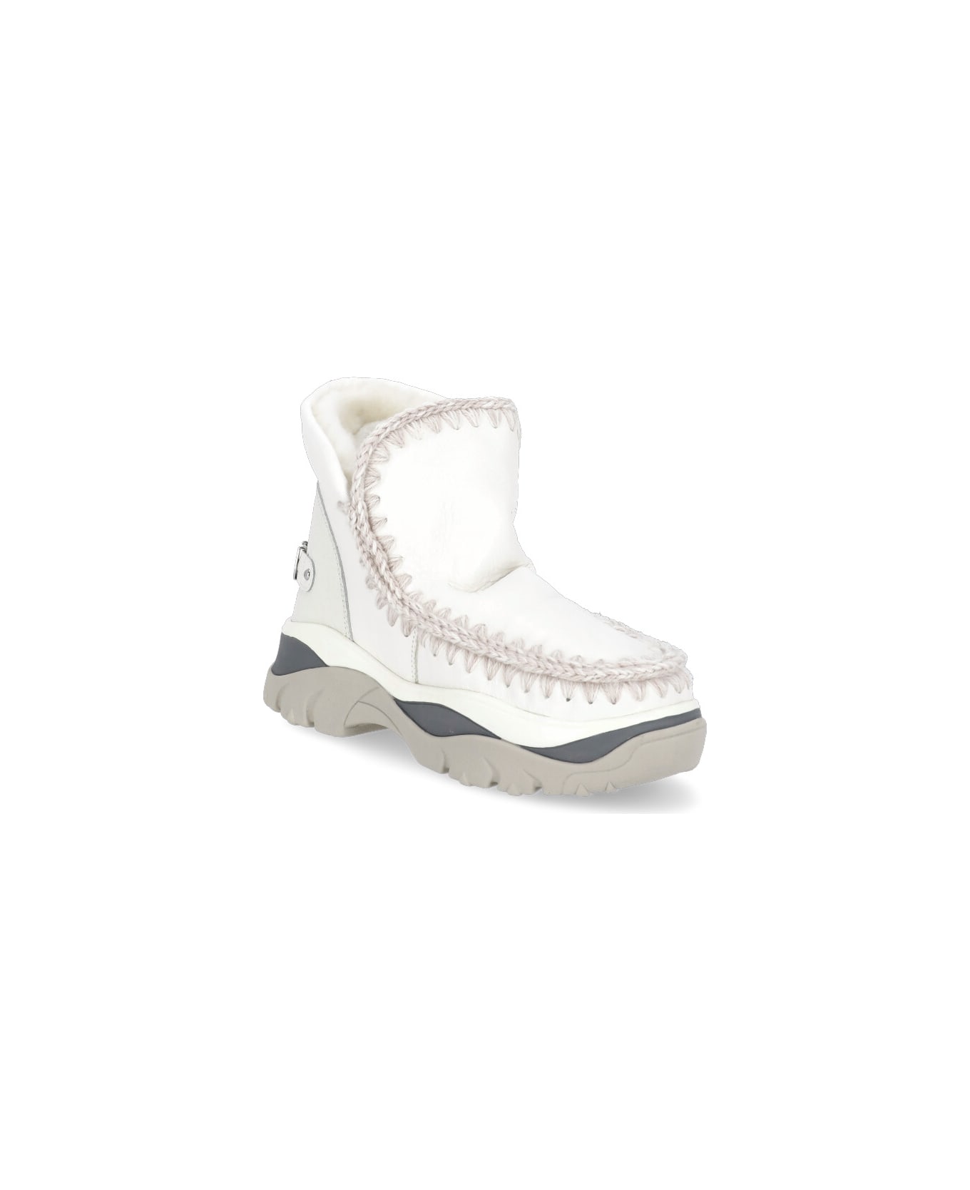 Mou Chunky Eskimo Boots - Ivory