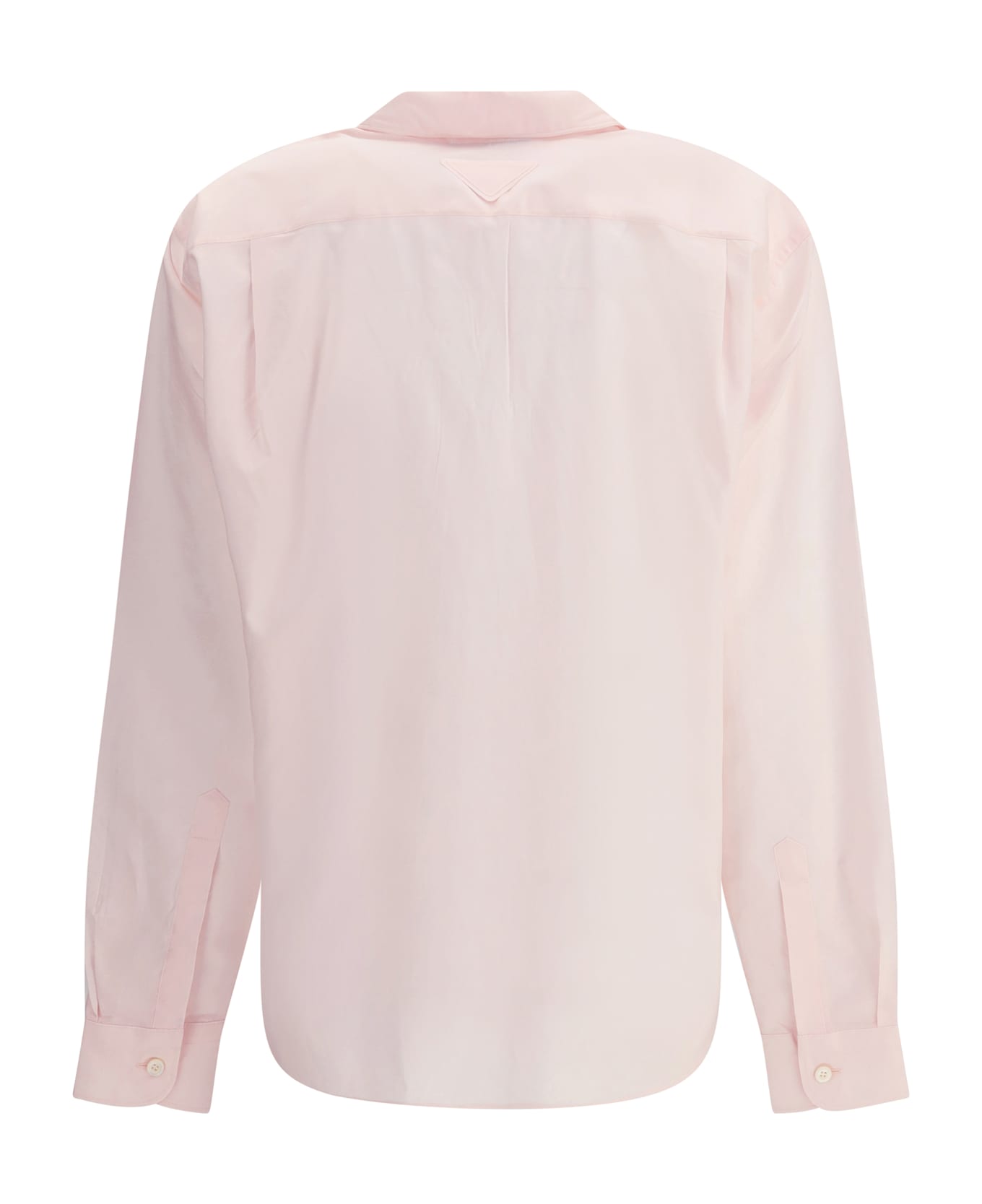 Prada Shirt In Cotton With A Ribbon Detail