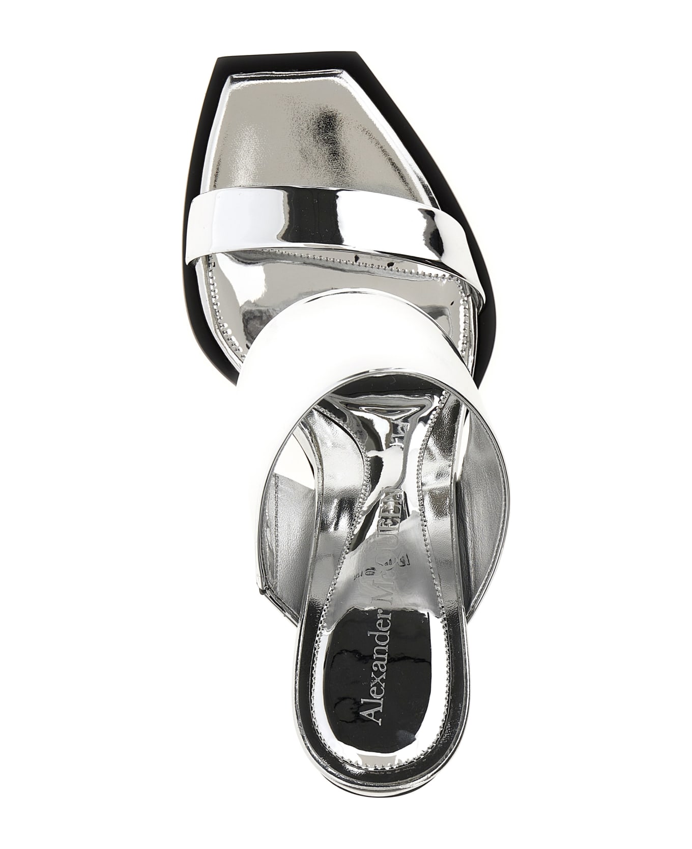 Alexander McQueen 'mirror' Sandals - Silver サンダル