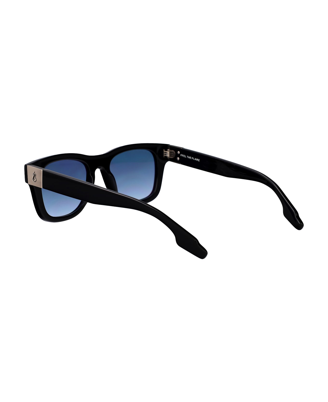Vision of Super The Way Sunglasses - 006-BS/DEGRADBLUE Black Light Blue