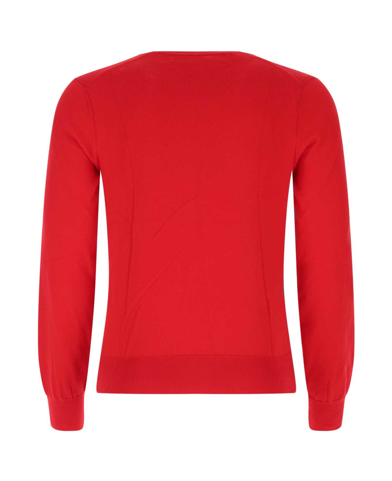 Comme des Garçons Play Red Cotton Sweater - RED ニットウェア