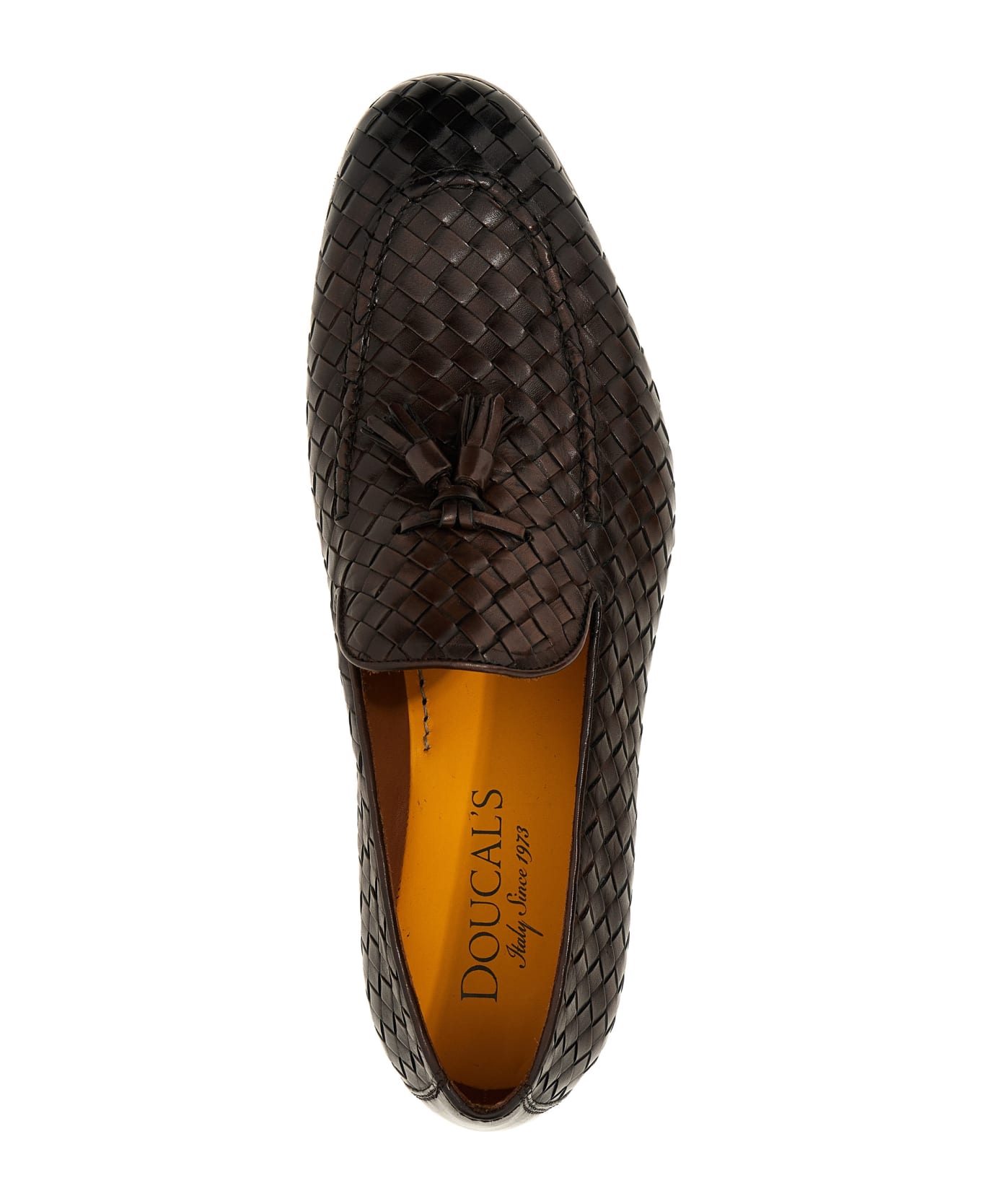 Doucal's Braided Loafers - Brown