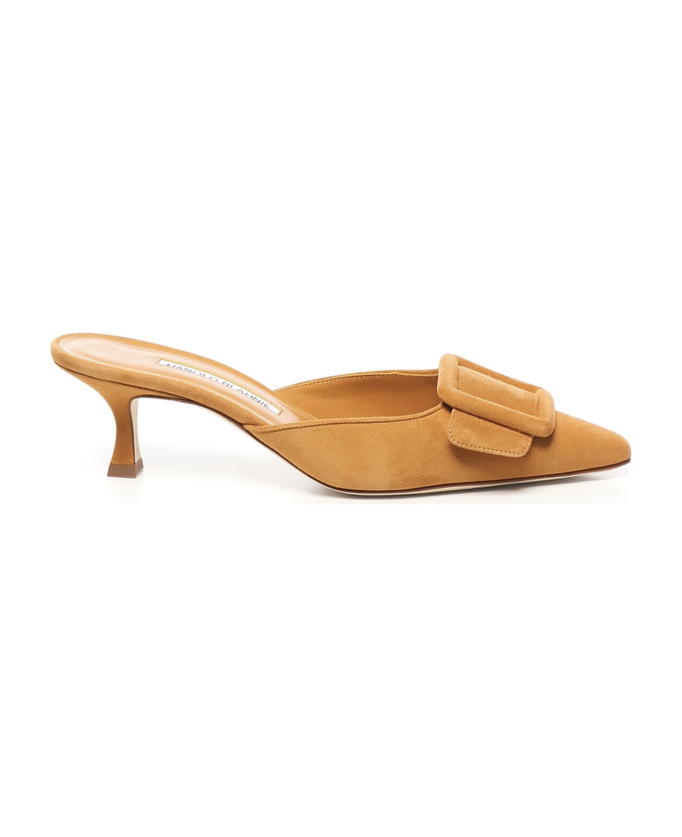 Manolo Blahnik Maysale Mules - Blackberry