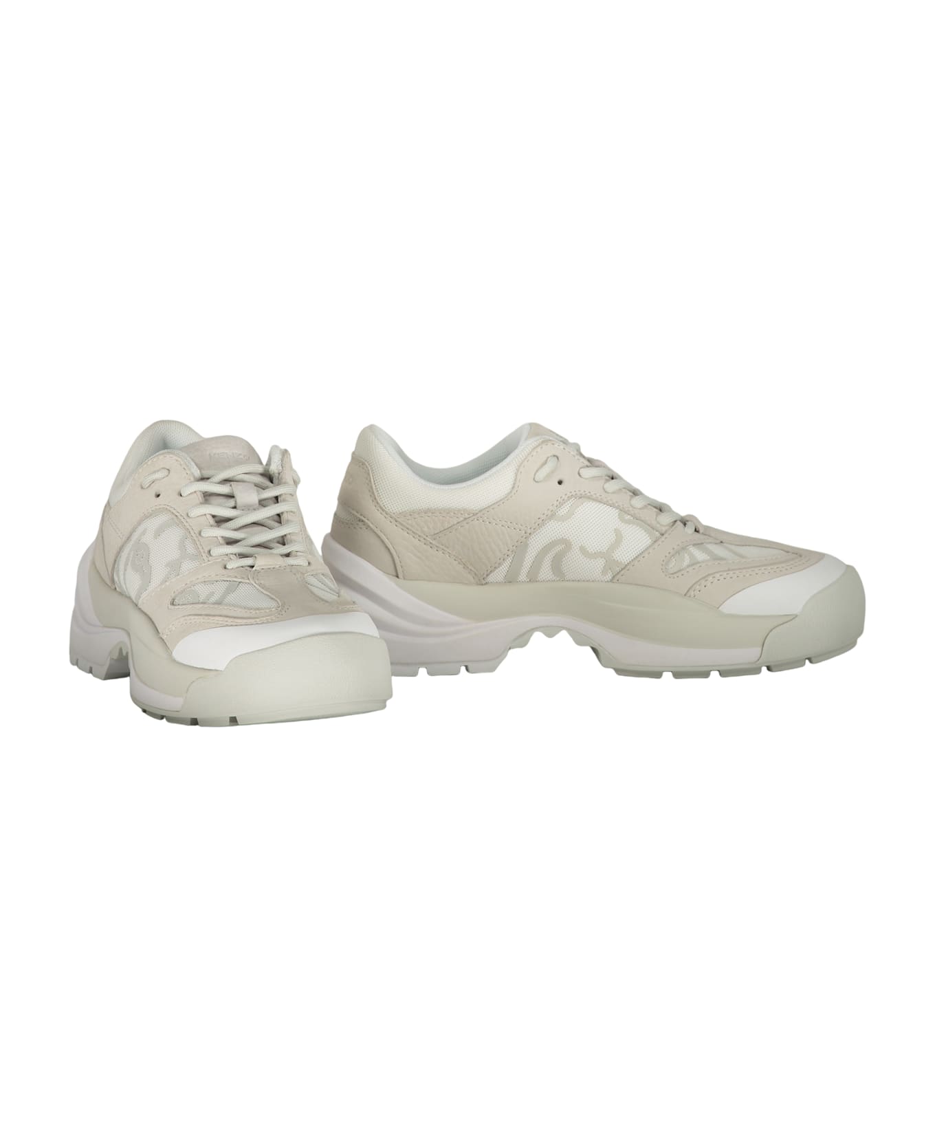 Kenzo Leather Sneakers - White