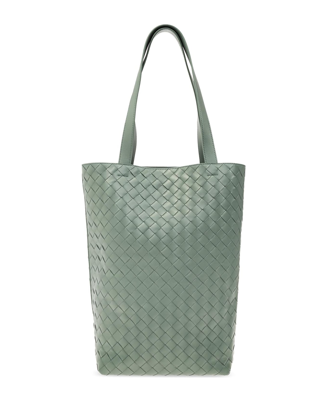Bottega Veneta Shopper Bag - Aloe silver