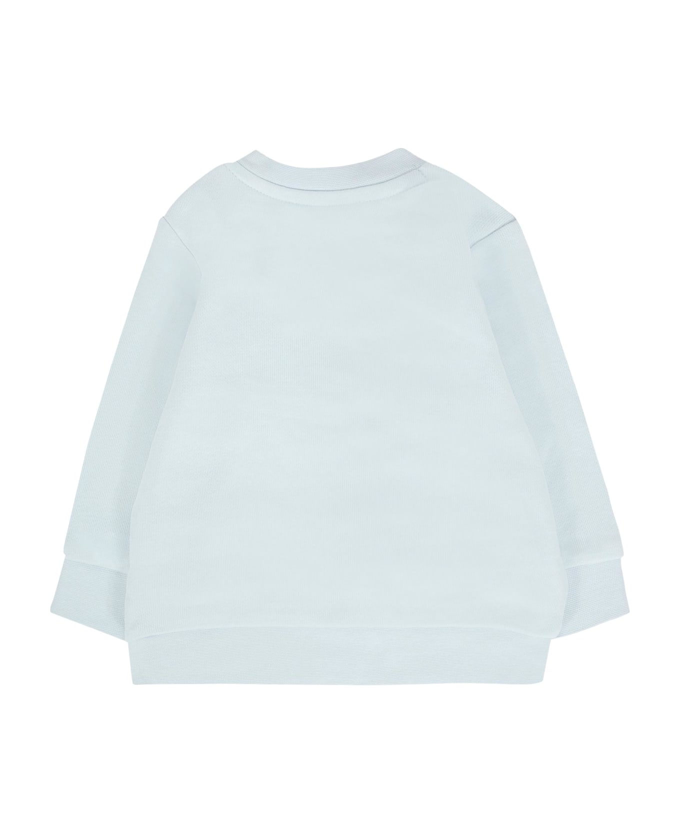 Hugo Boss Light Blue Sweatshirt For Baby Boy With Logo - Light Blue