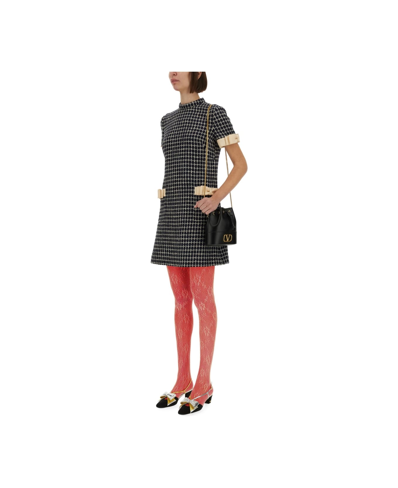 Valentino Boucle
 Short Dress - BLUE