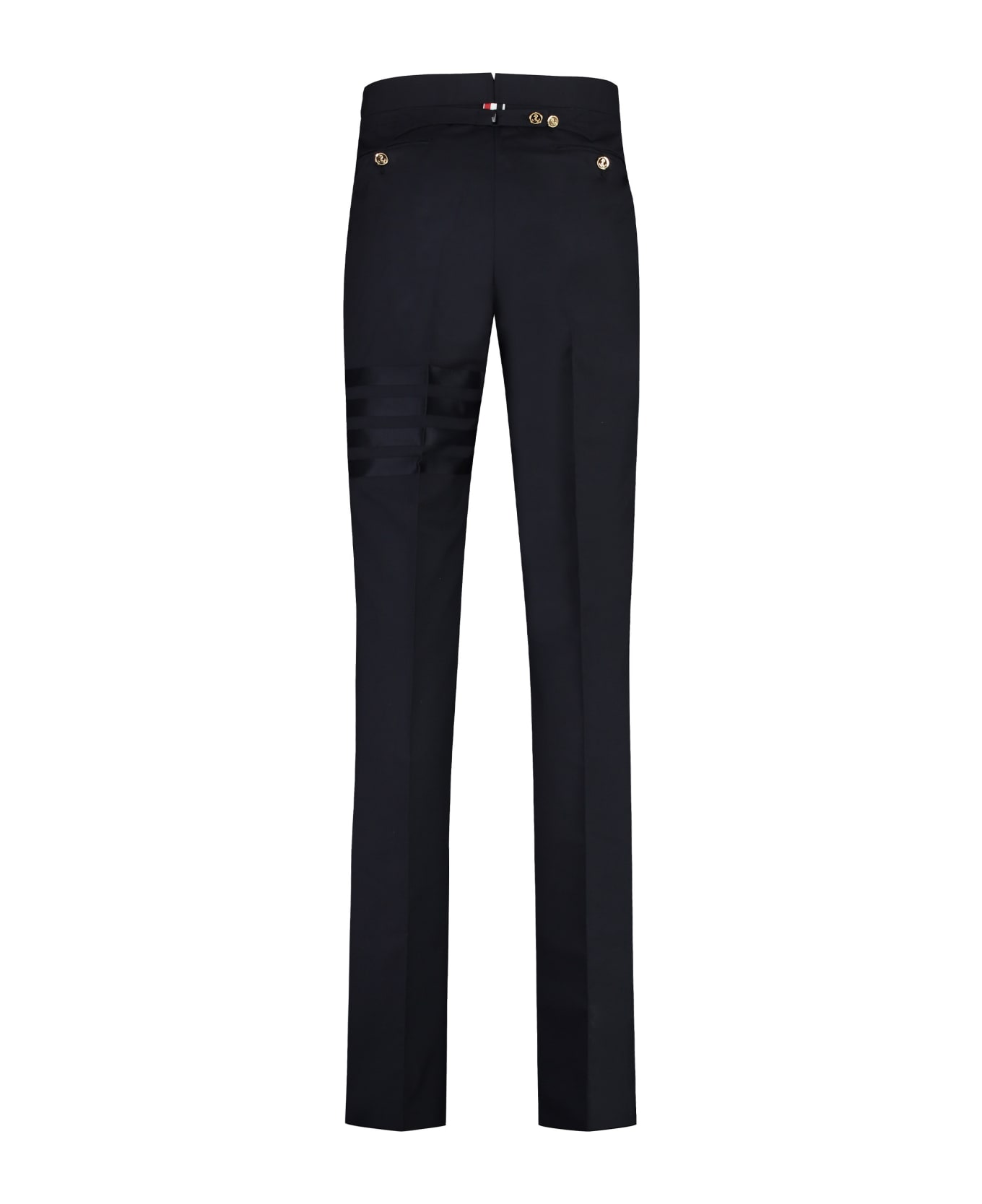 Thom Browne Wool Tailored Trousers - Blue ボトムス