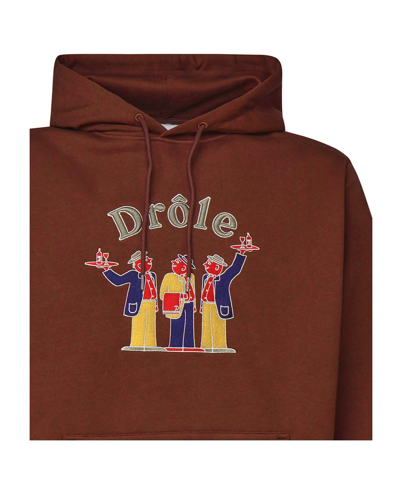 Drôle de Monsieur Le Hoodie Crillon - Brown