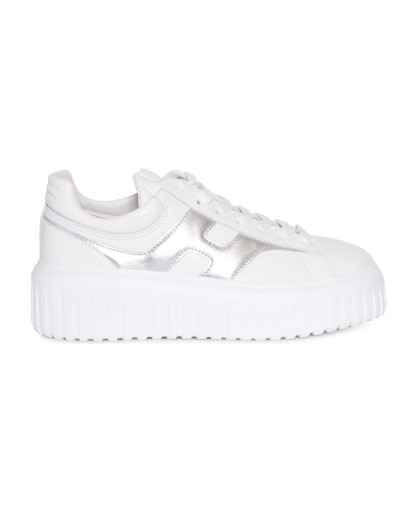 Hogan H-stripes H Sneakers - WHITE