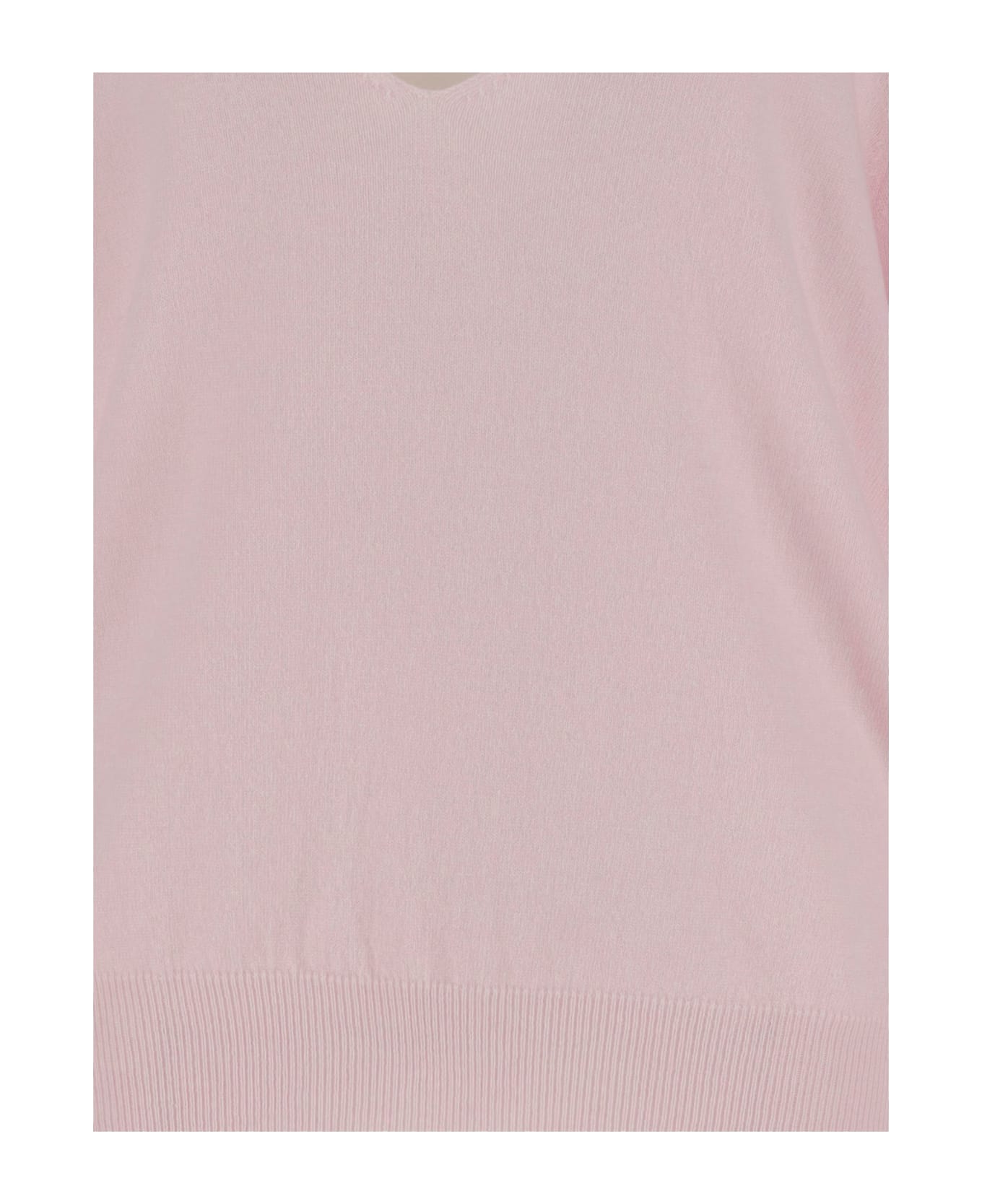 Allude Wool And Cashmere Sweater - Pink