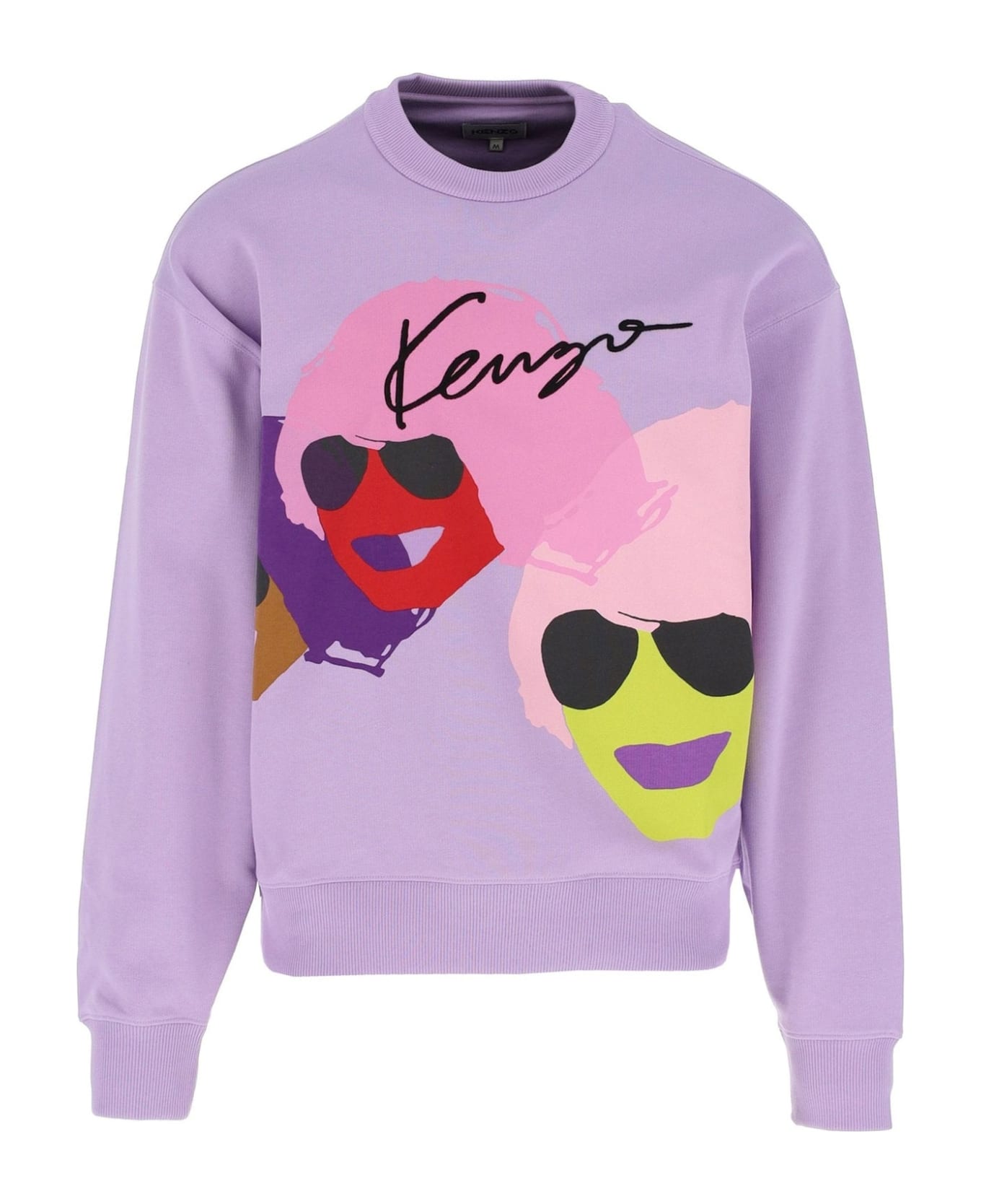 Kenzo Graphic Oversize Sweatshirt - Lilac