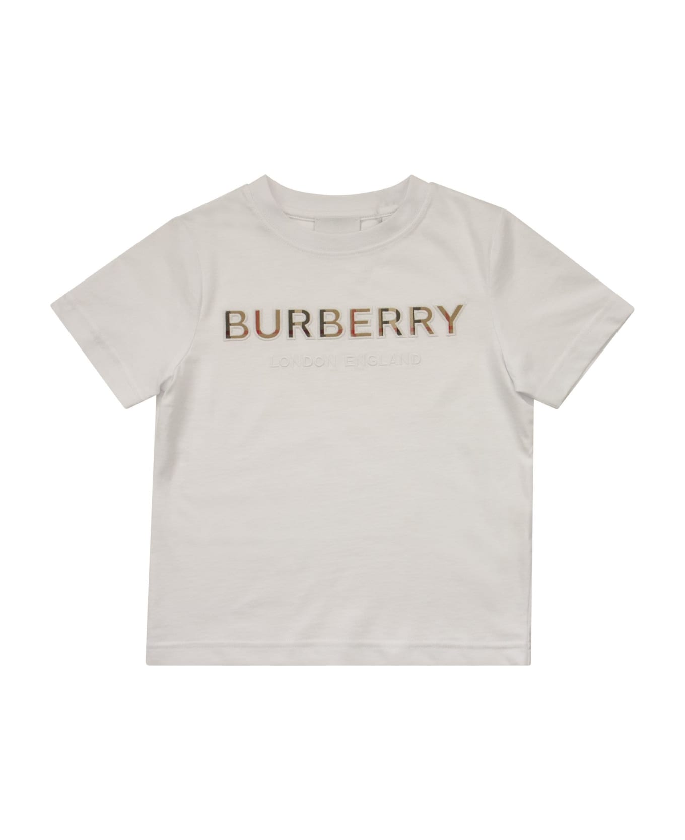 Burberry Eugene - Cotton T-shirt With Embroidered Logo