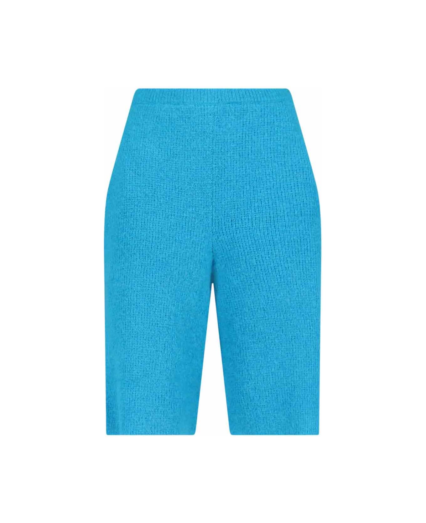 J.W. Anderson Knitted Shorts - Aqua