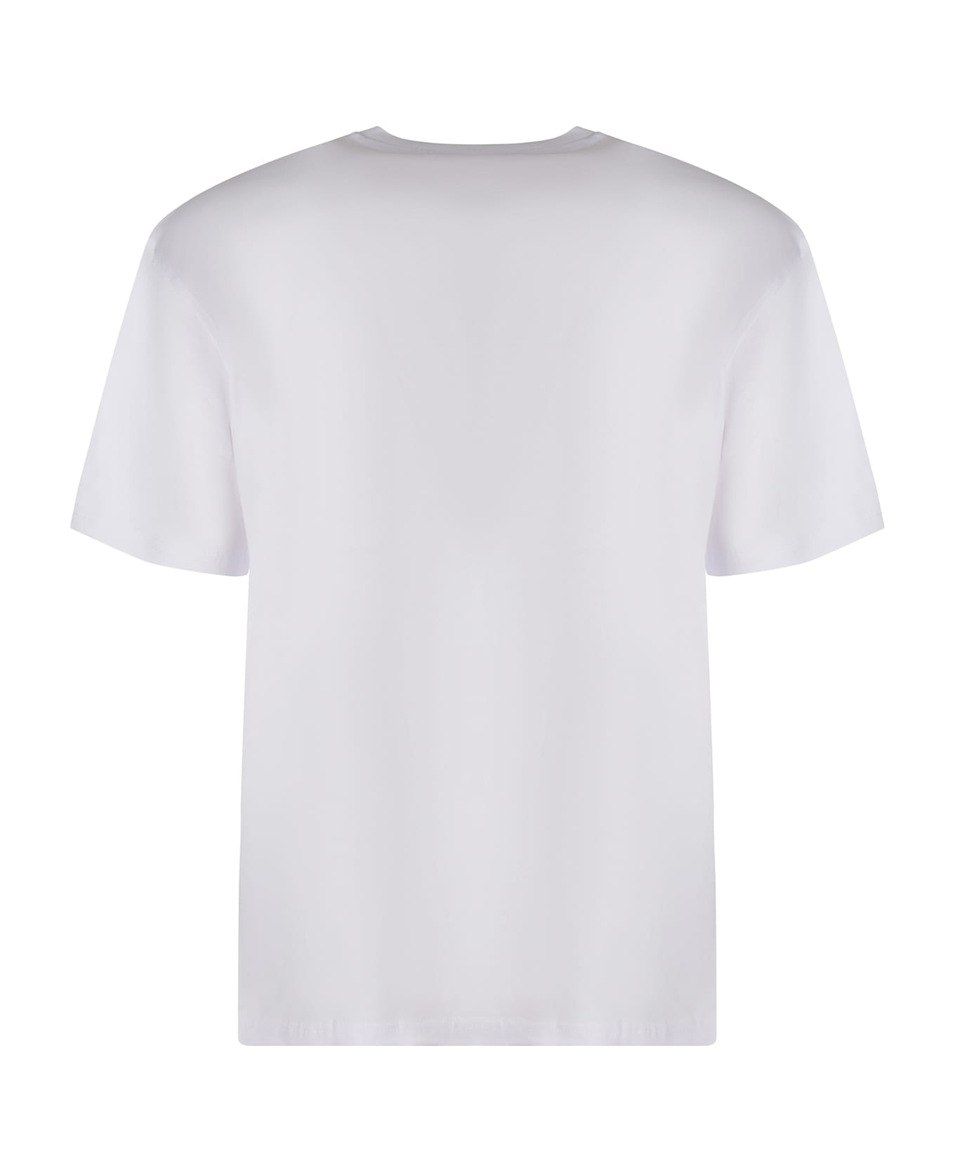 Diesel T-shirtdiesel "ovald" Made Of Jersey - White