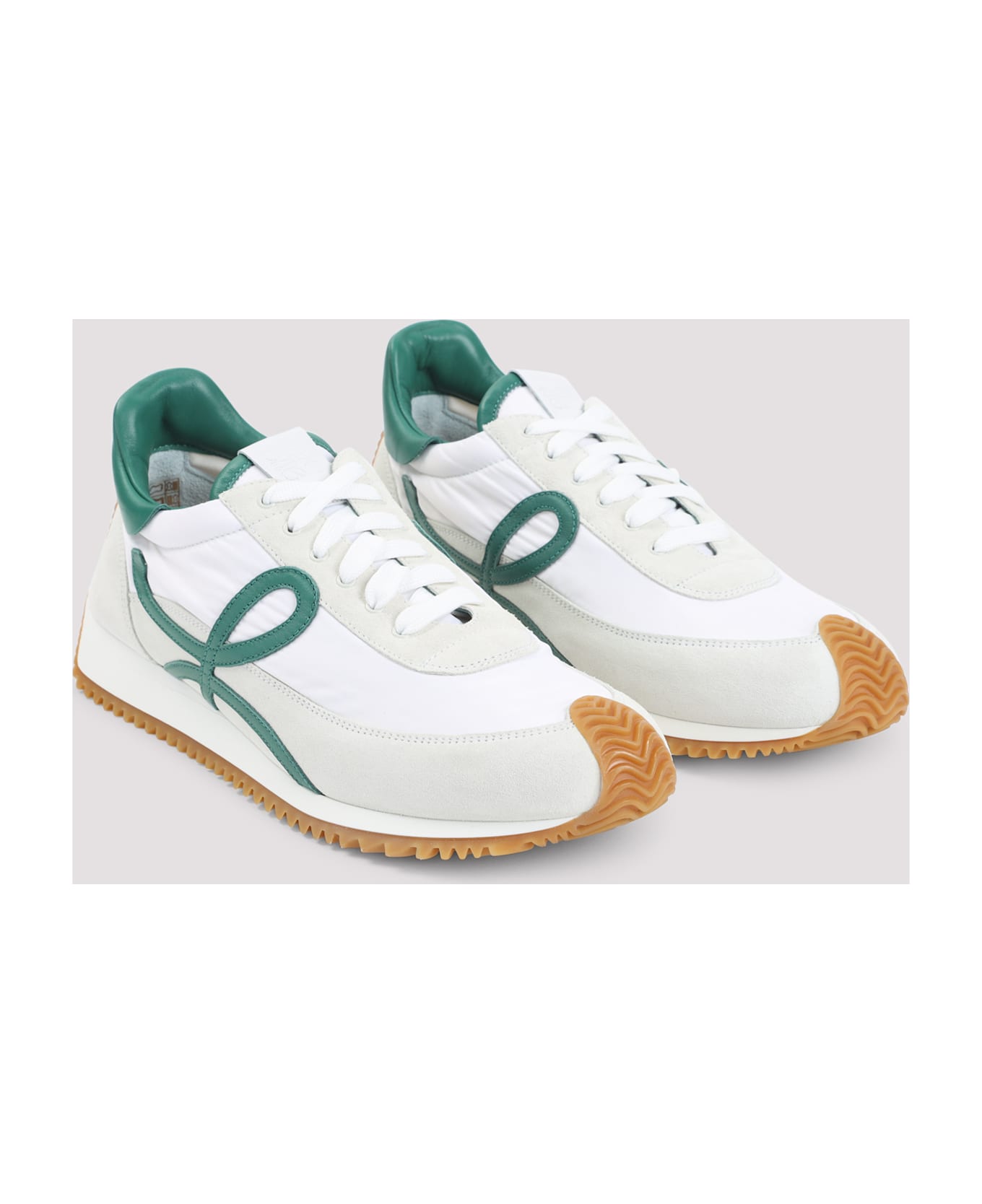 Loewe Flow Runner 2.0 Sneakers - White Dark Green
