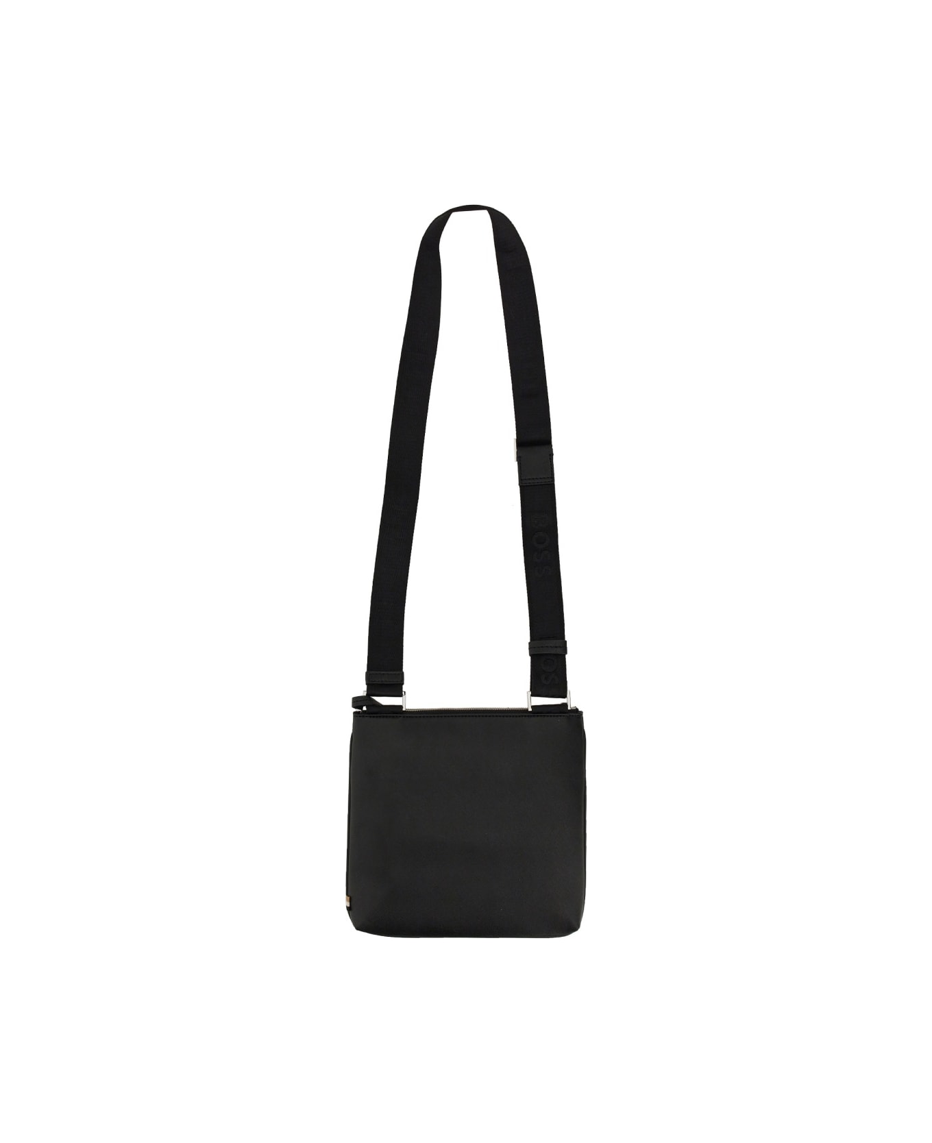 Hugo Boss Envelope Bag With Logo - BLACK