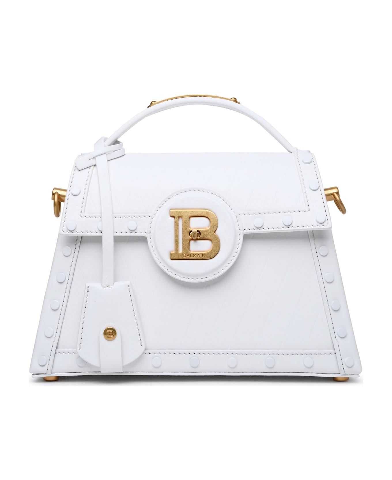 Balmain B-buzz Dynasty Handbag - White