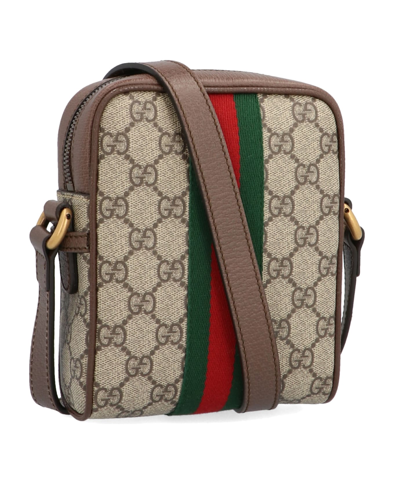Gucci 'ophidia' Crossbody Bag - Acero