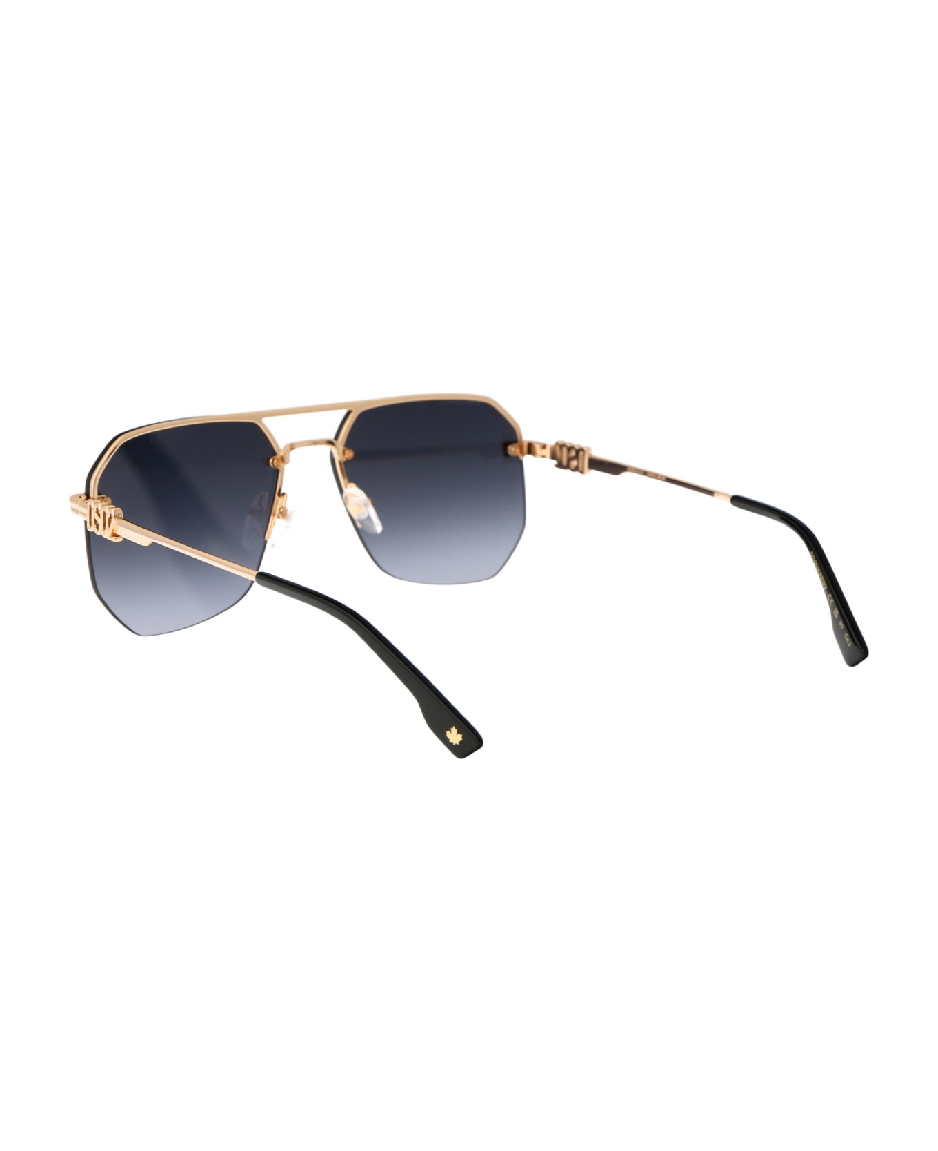 Dsquared2 Eyewear D2 0103/s Sunglasses - RHL9O GOLD BLACK サングラス