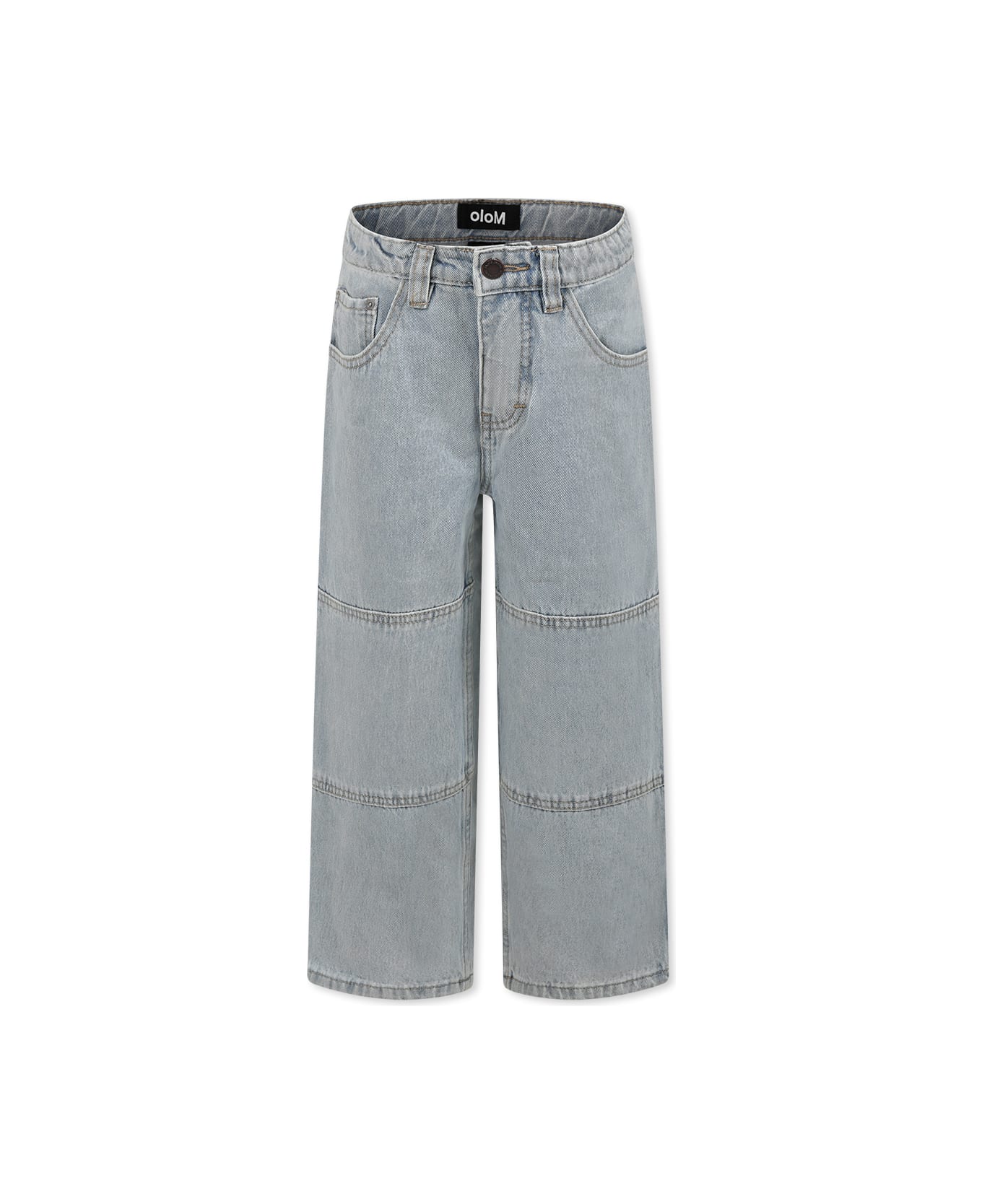 Molo Denim Jeans For Girl - Denim