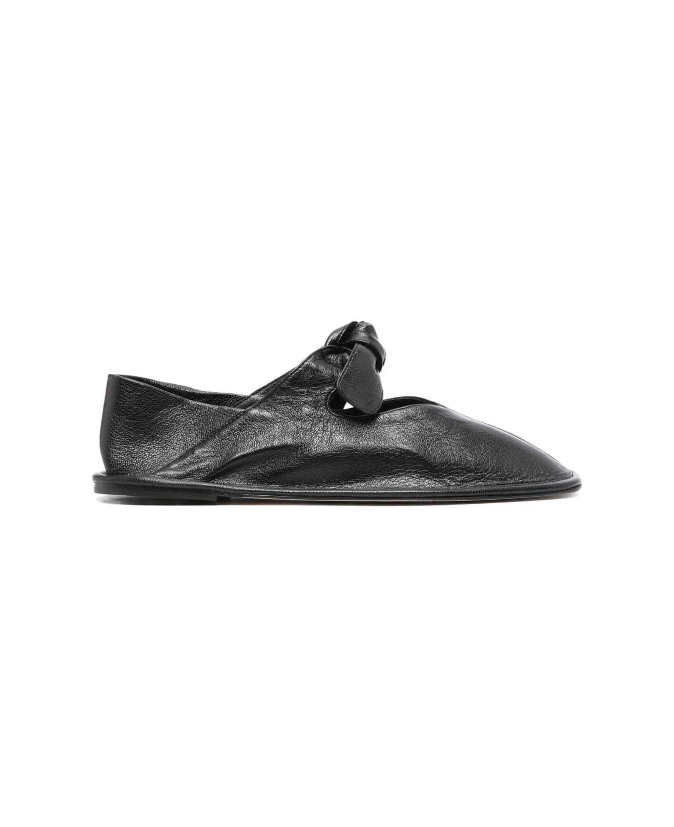 Hereu Llasada Leather Ballets - Black