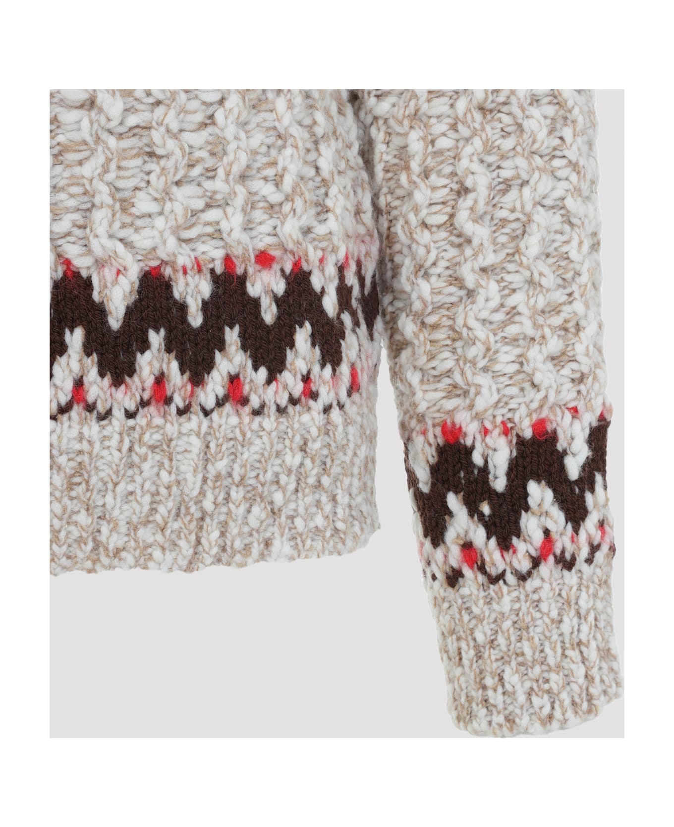 Moncler Grenoble Crew Neck - Light Beige