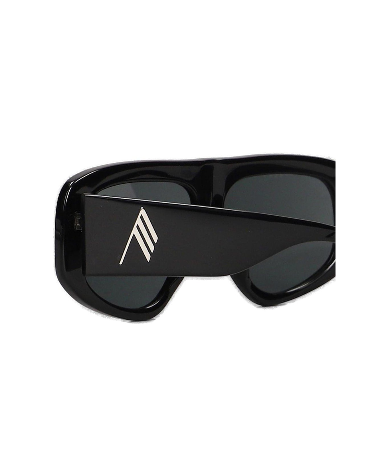The Attico Milano Oversized Frame Sunglasses - BLACK