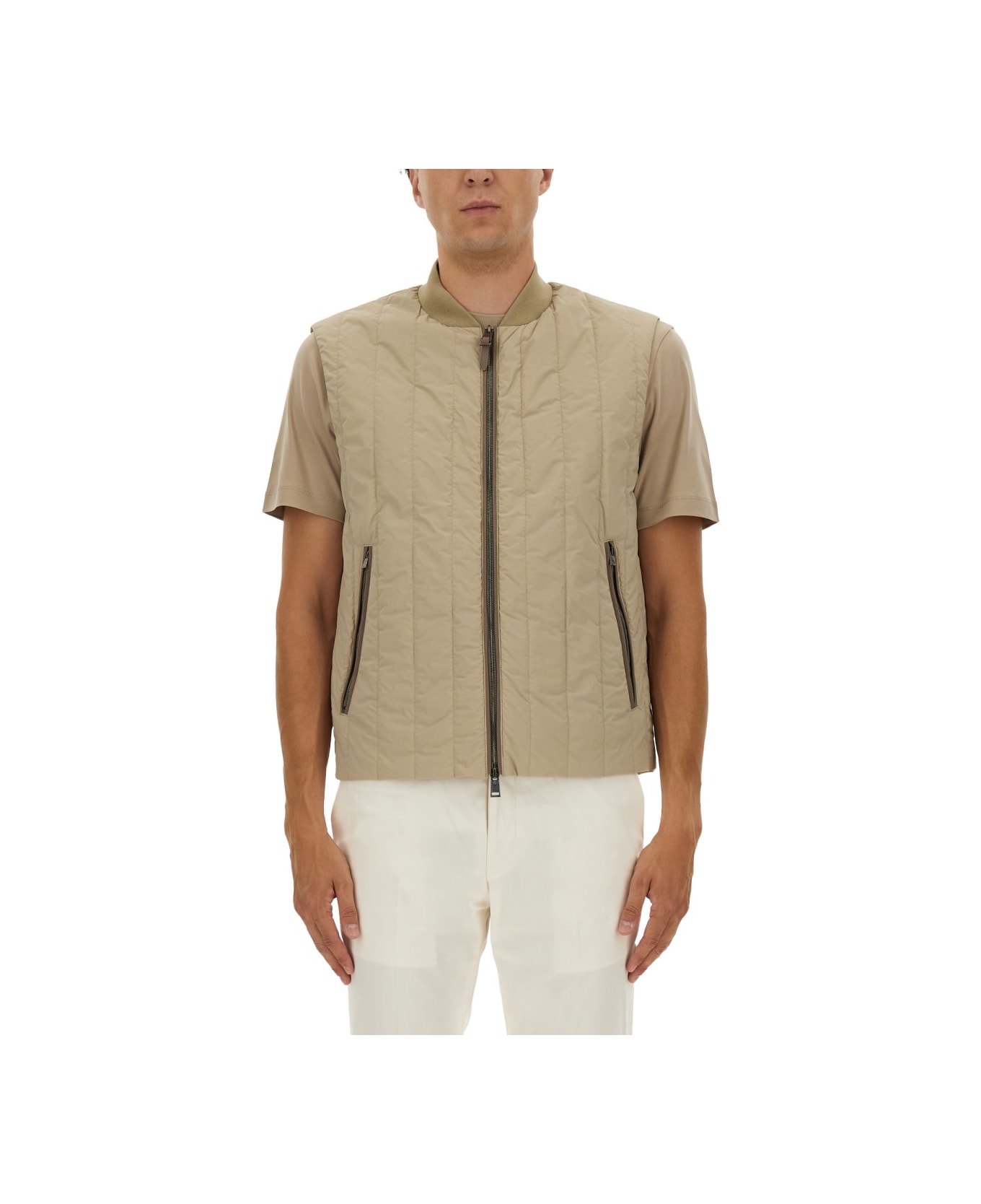 Hugo Boss "l-cestol" Vest - BEIGE