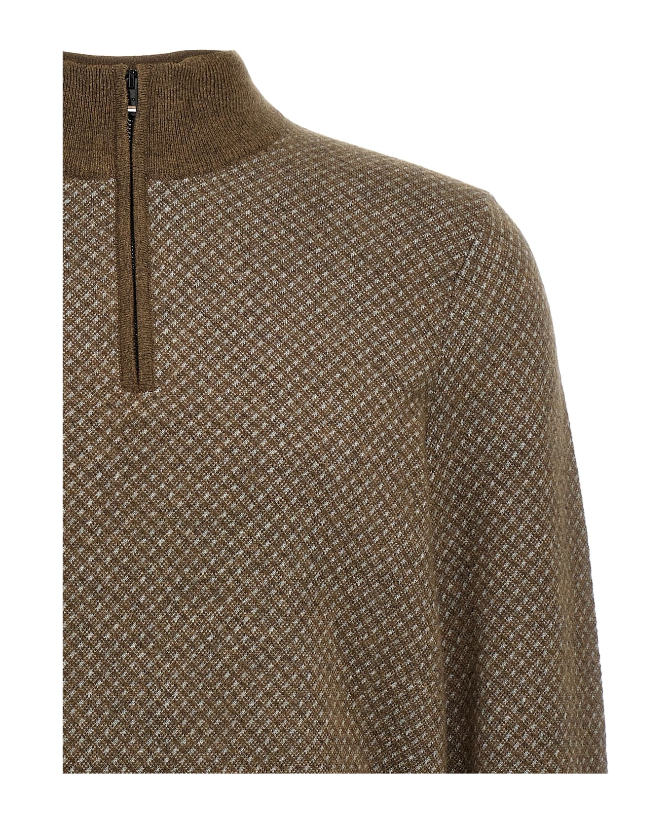 Hugo Boss 'eltorino' Sweater - Brown