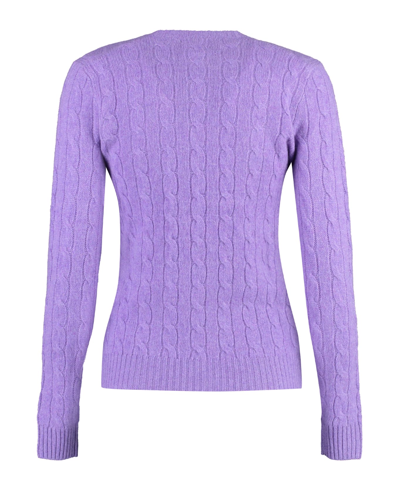 Polo Ralph Lauren Wool And Cashmere Blend Pullover - Purple