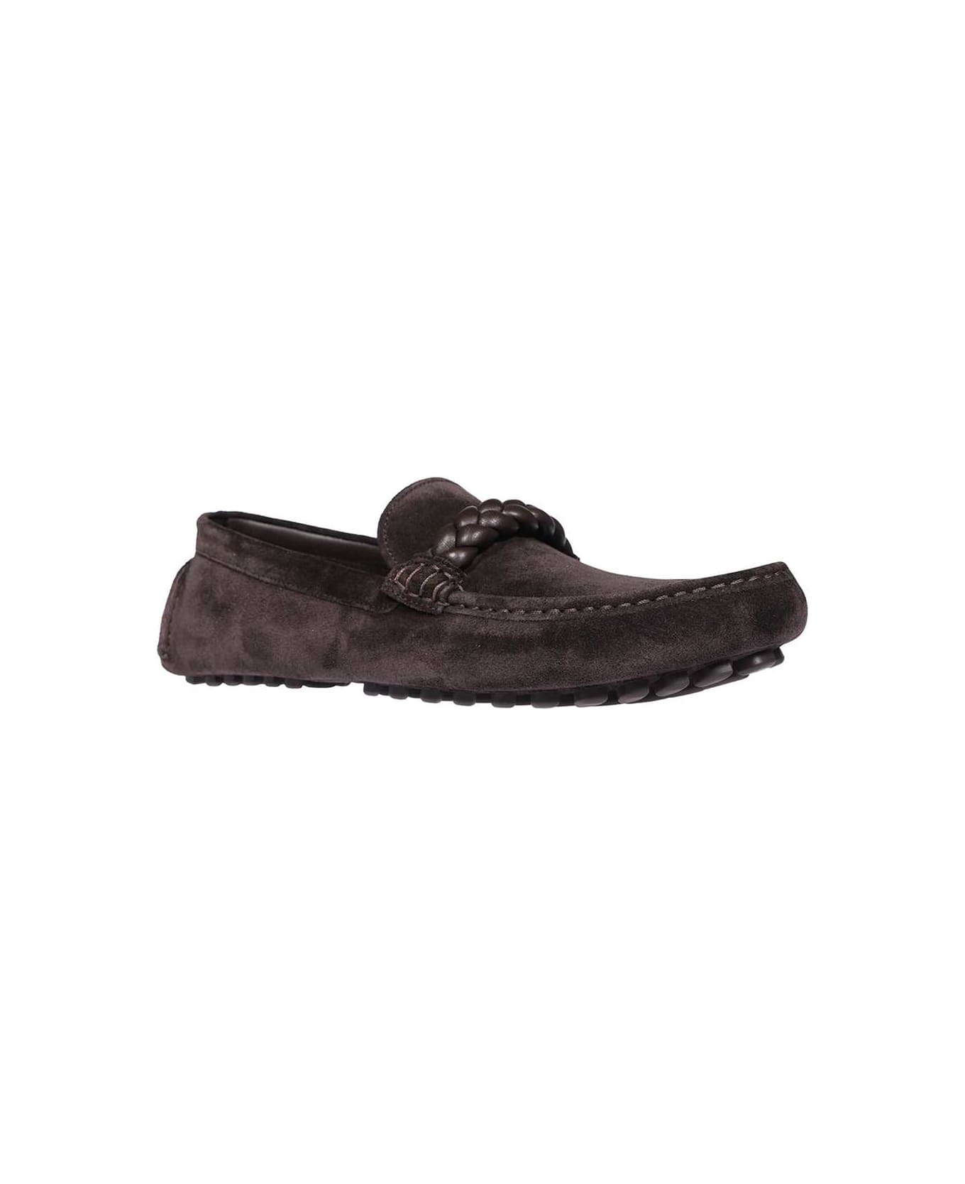 Gianvito Rossi Monza Suede Loafers - brown