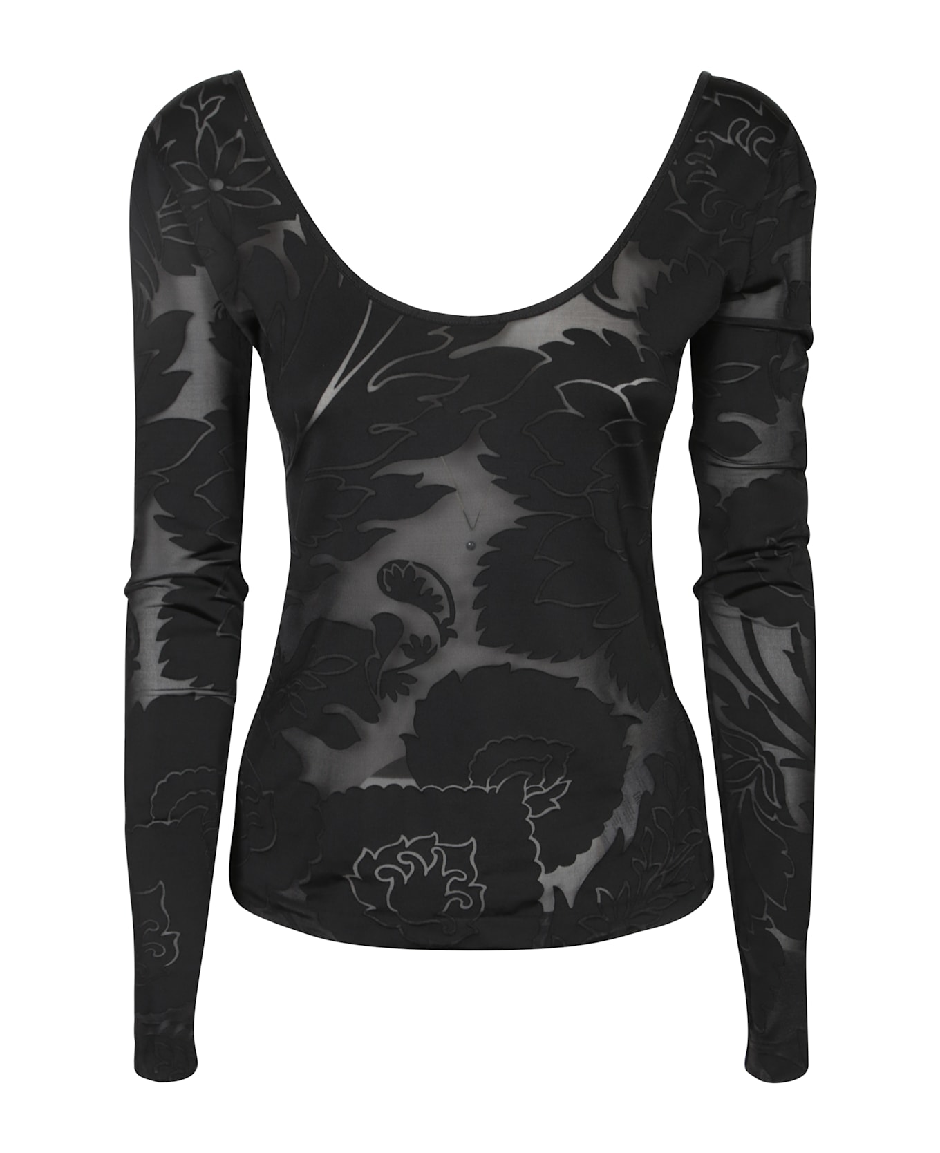 Etro Grey-black Paisley T-shirt - Grey