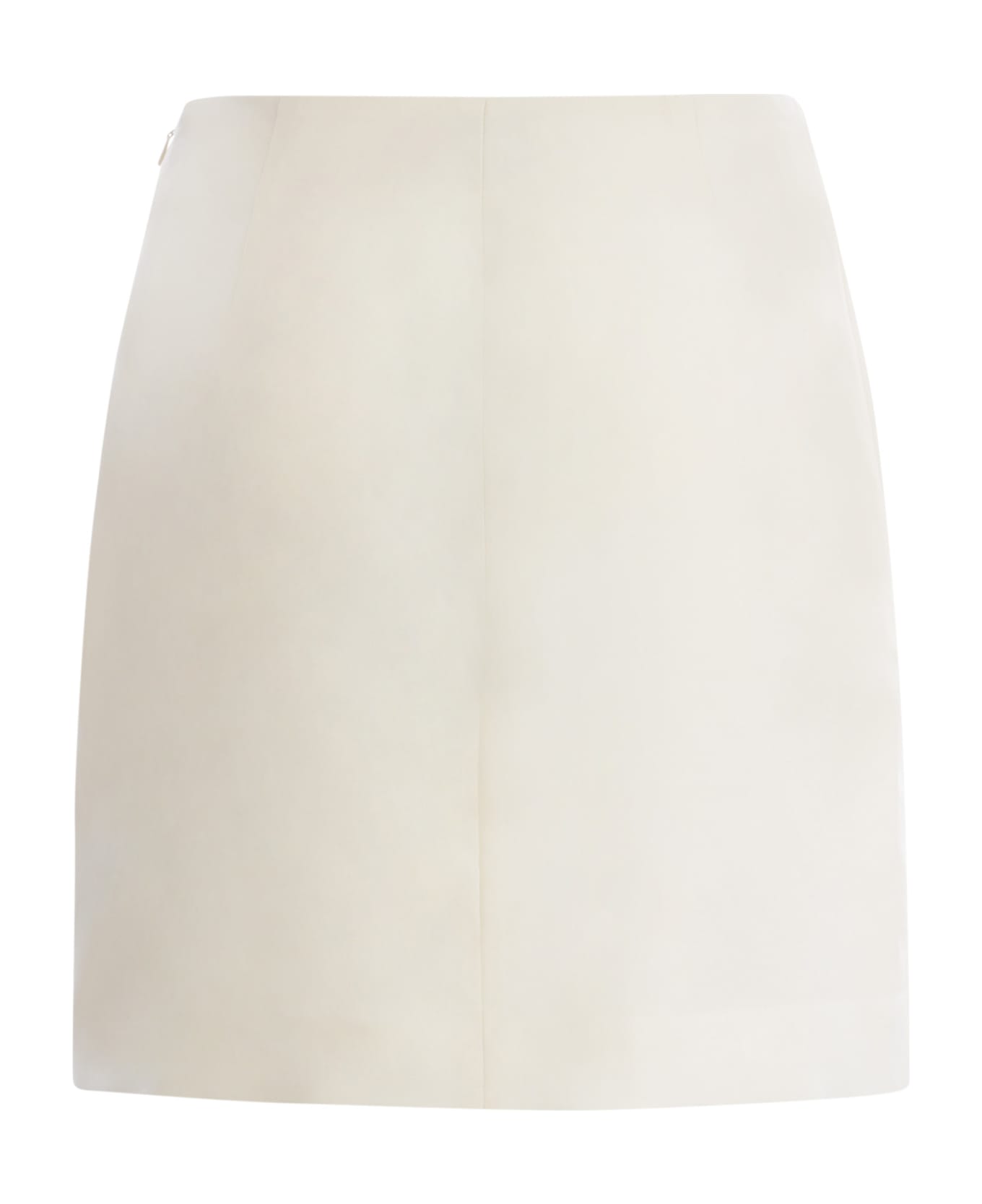 Manuel Ritz Mini Skirt Manuel Ritz In Fresh Wool - Crema