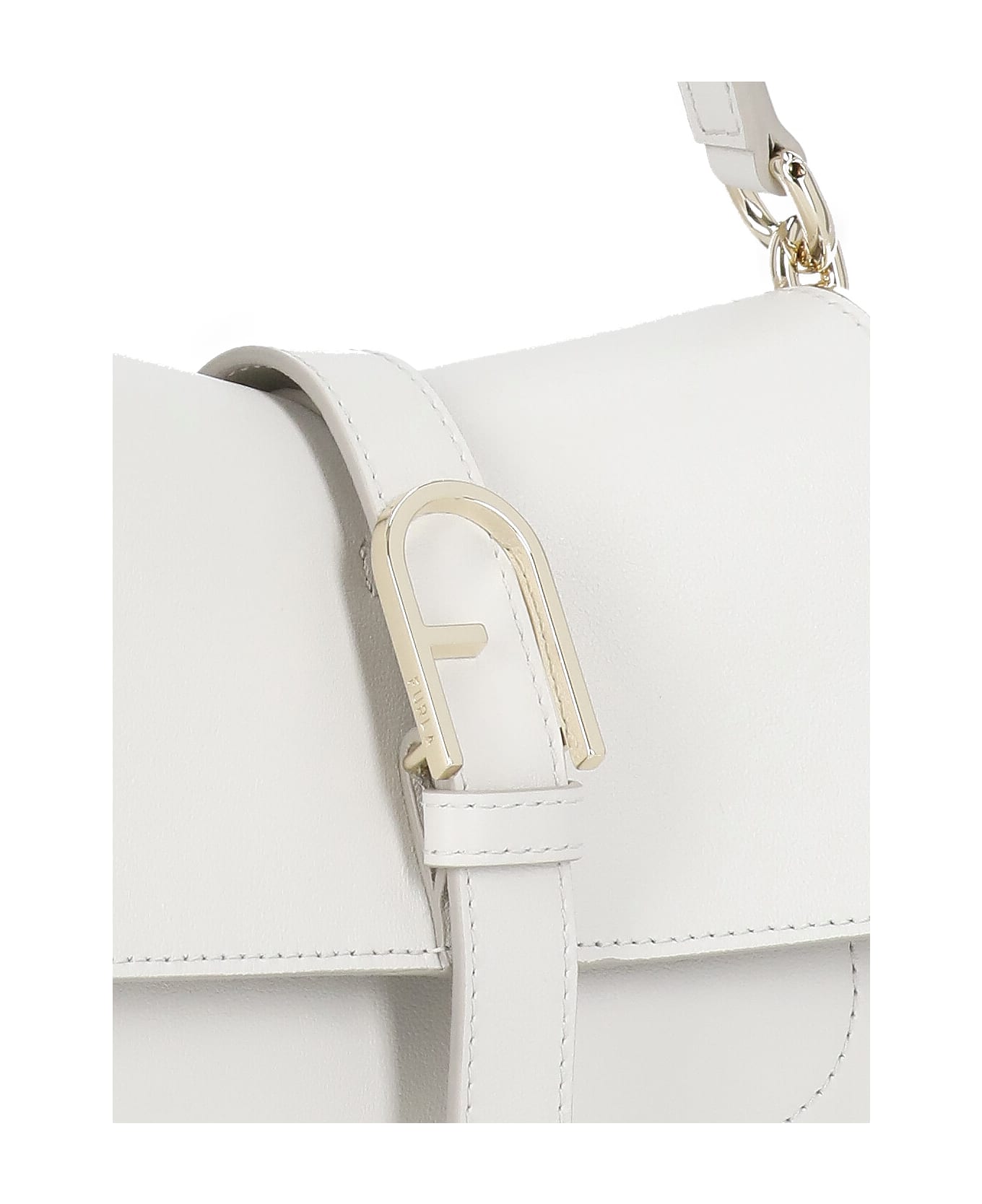 Furla Handbag With Logo - Grey