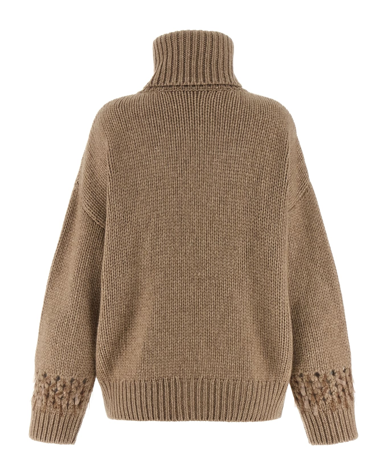 Brunello Cucinelli Drop Sequin Cardigan - Beige