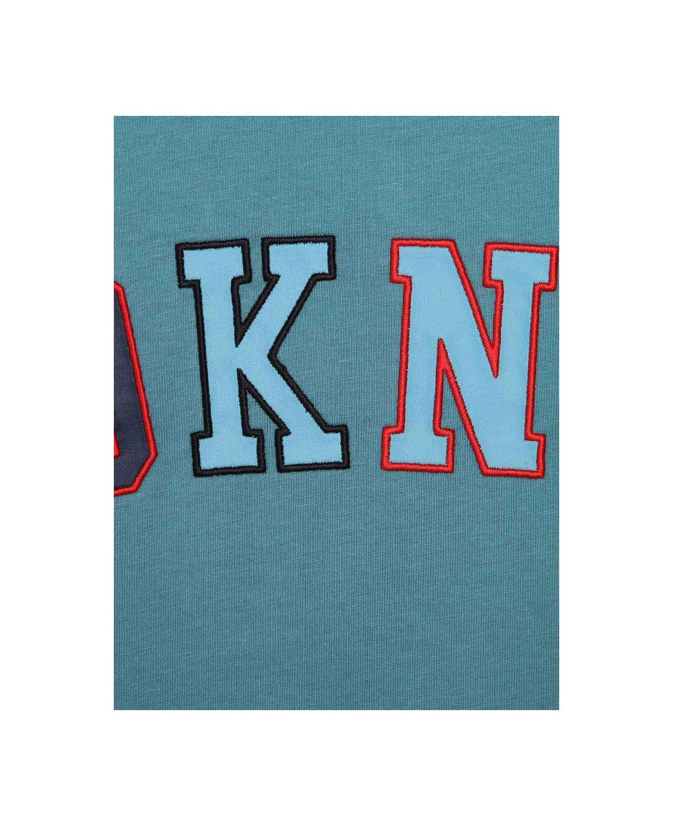 DKNY Mc Logo Stripe T-shirt - AZURE
