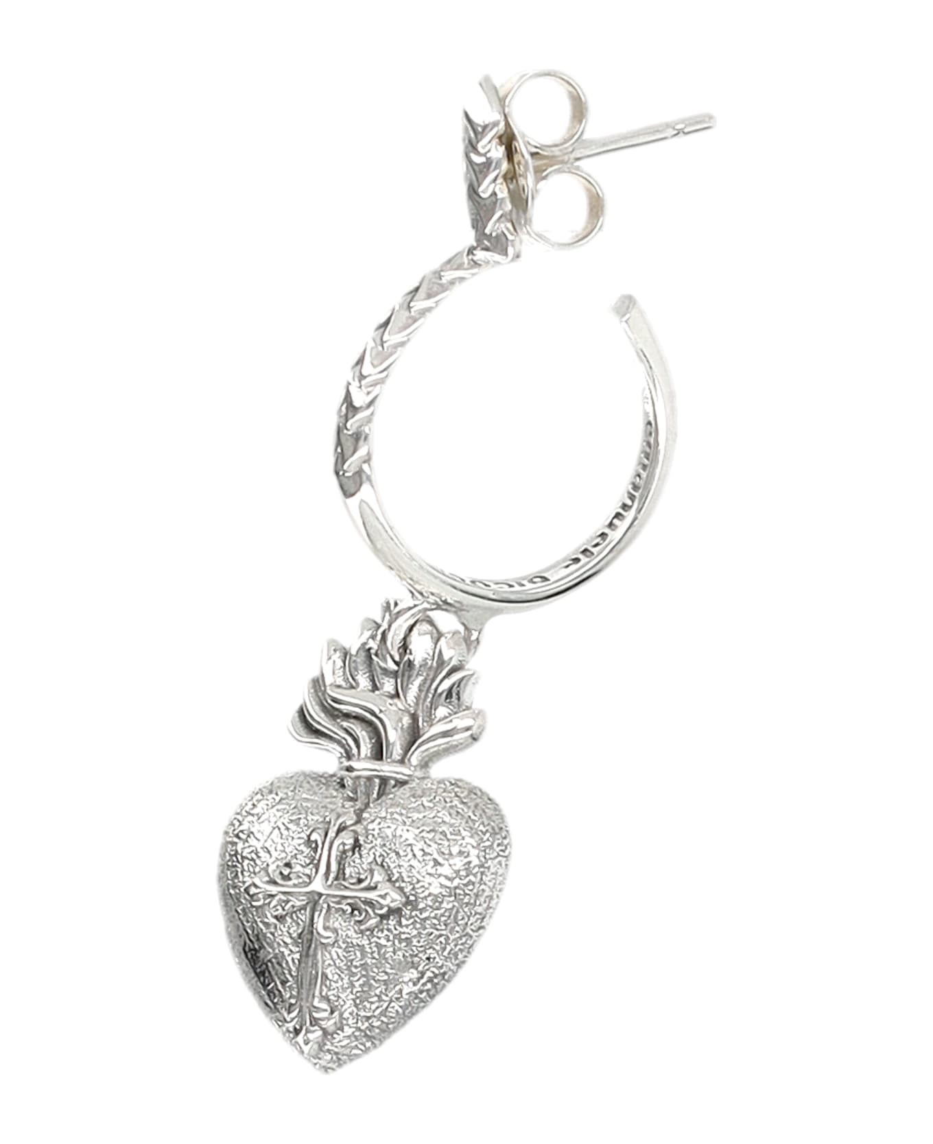 Emanuele Bicocchi Sacred Heart Earring - SILVER