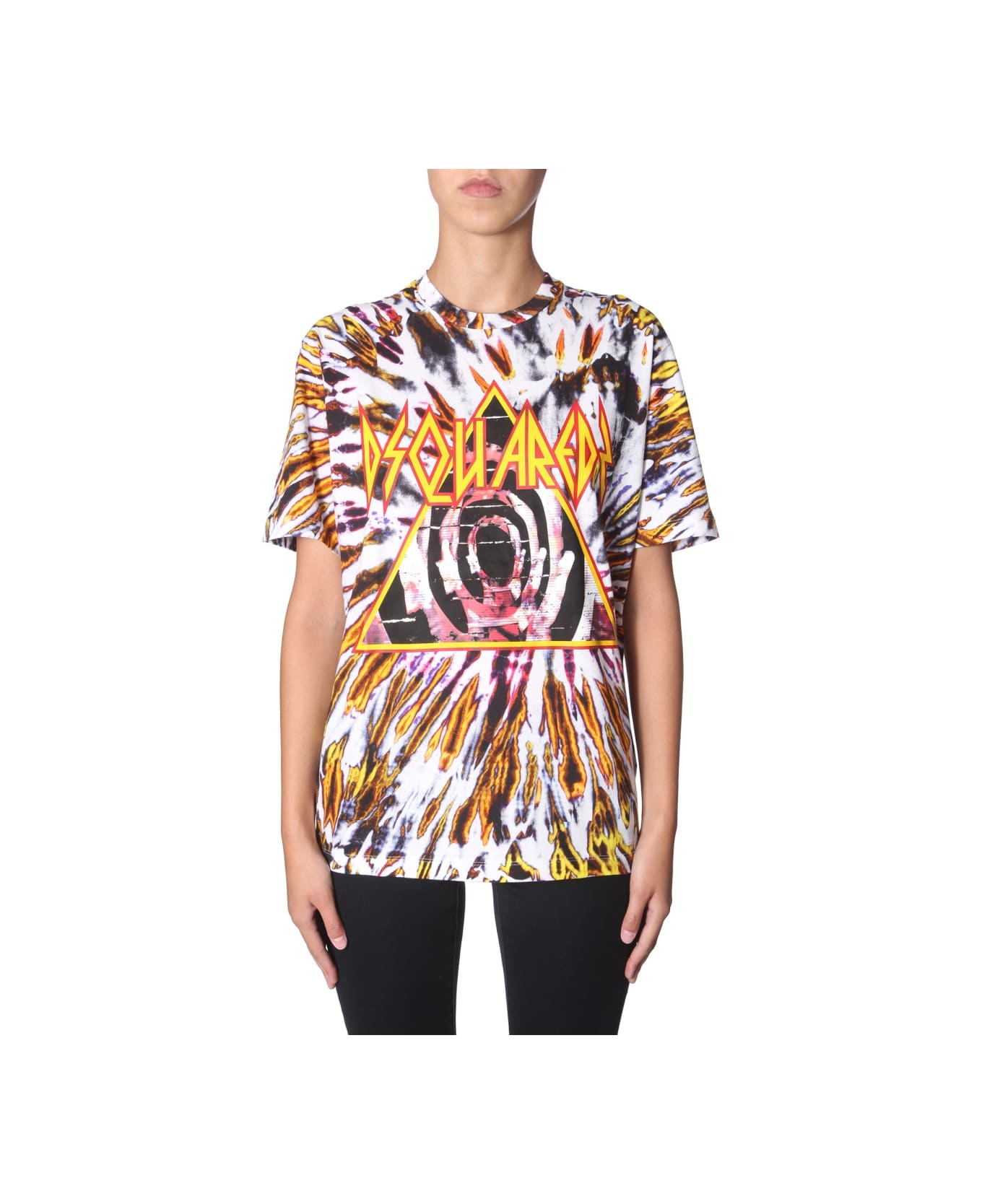 Dsquared2 Tie And Dye Print T-shirt - MULTICOLOUR Tシャツ